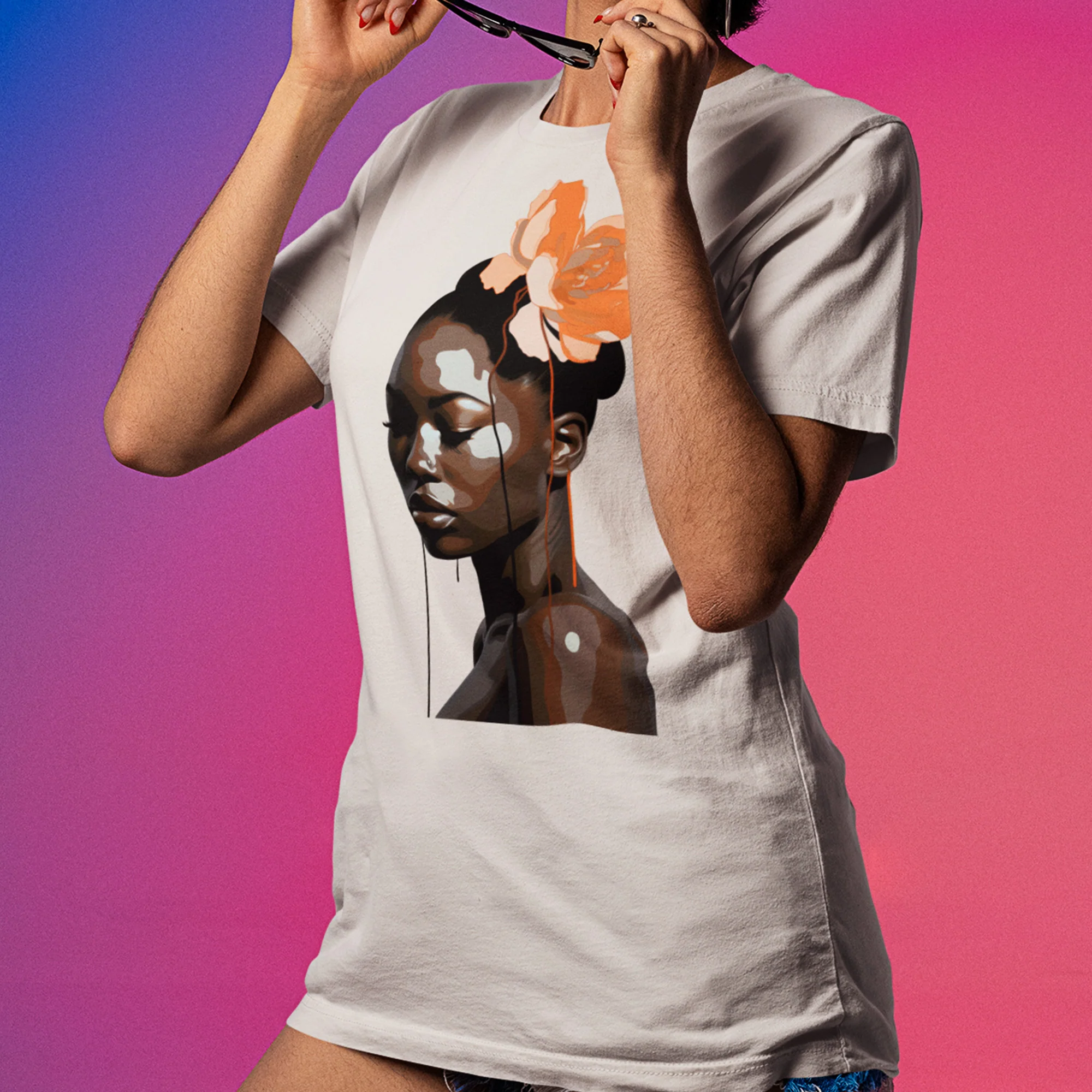 Ebonic Enchantment Modern Regular Fit T-Shirt | Bella+Canvas - Image 3