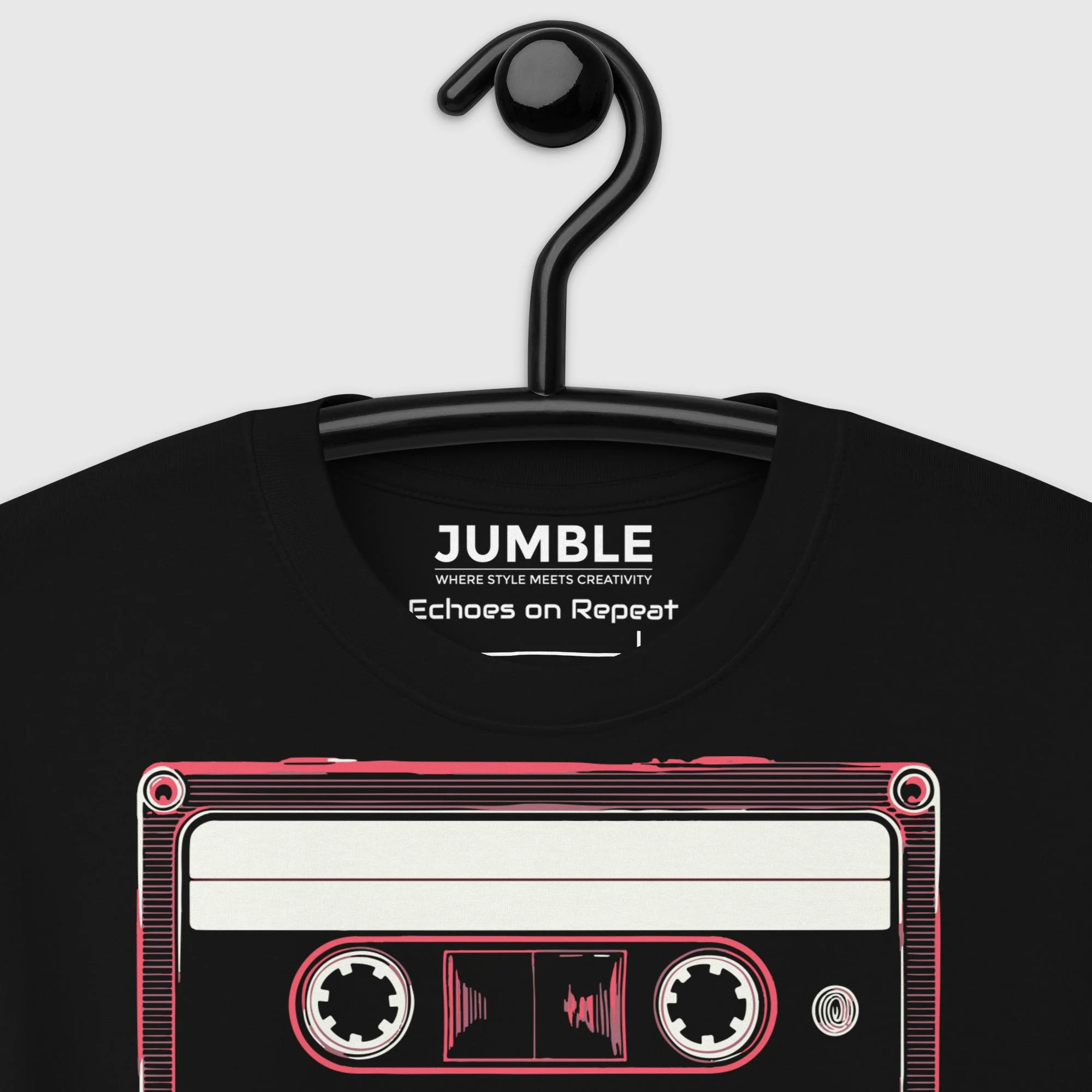 Echoes on Repeat Men's Premium Heavyweight T-Shirt | Cotton Heritage - Image 7