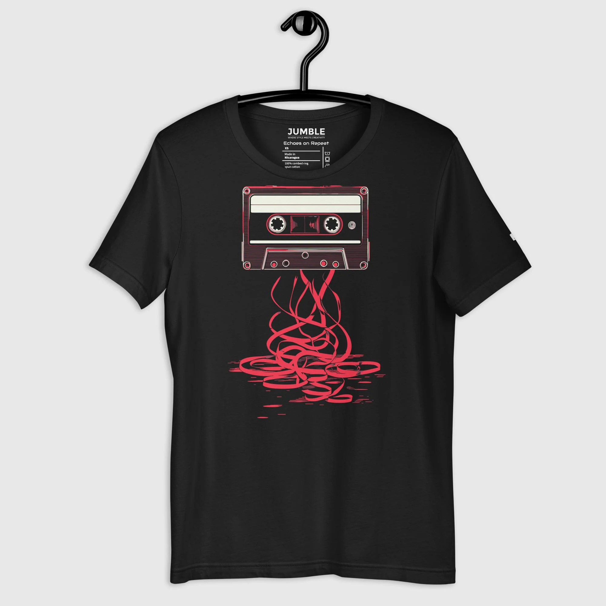 Echoes on Repeat Modern Regular Fit T-Shirt | Bella+Canvas - Image 12