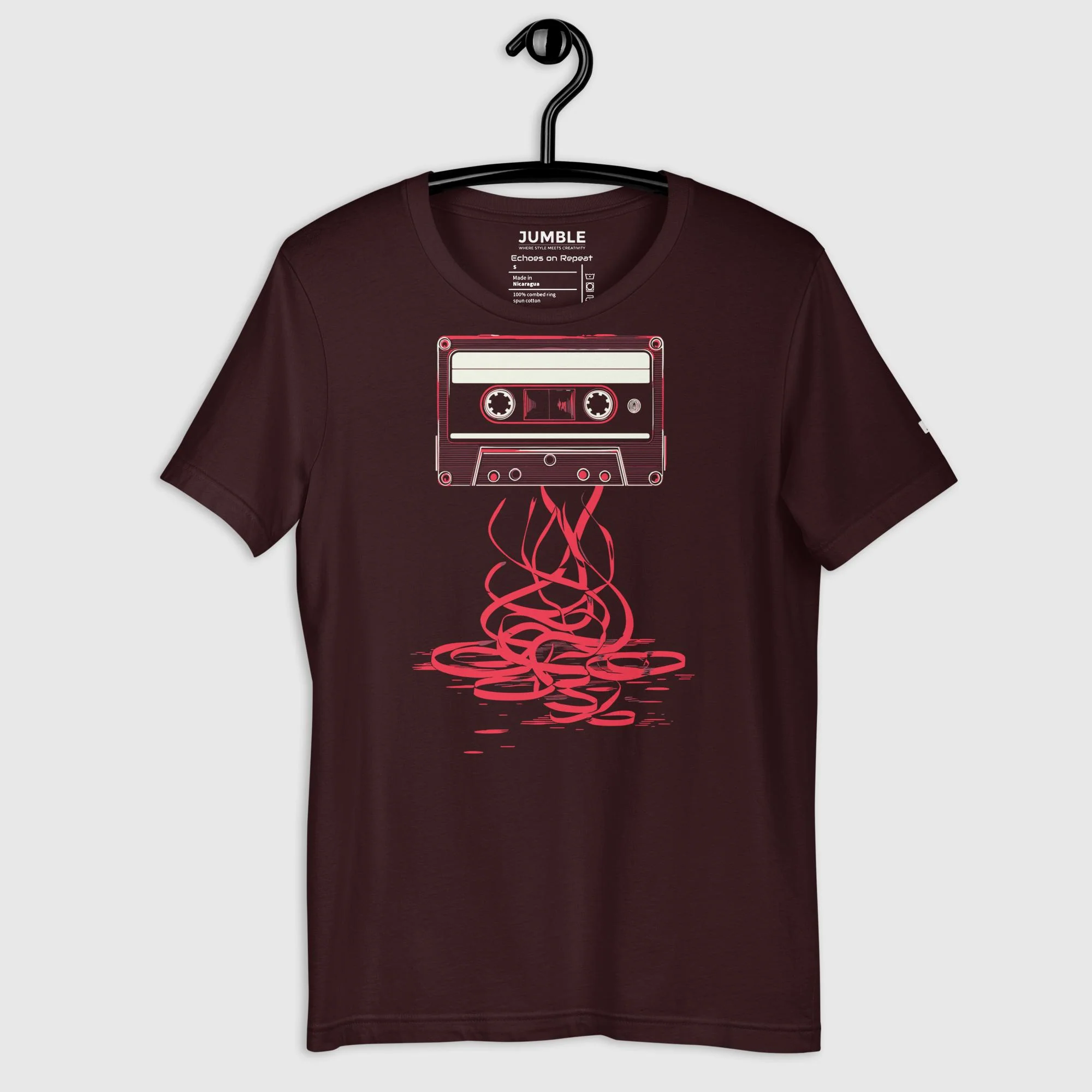 Echoes on Repeat Modern Regular Fit T-Shirt | Bella+Canvas - Image 5