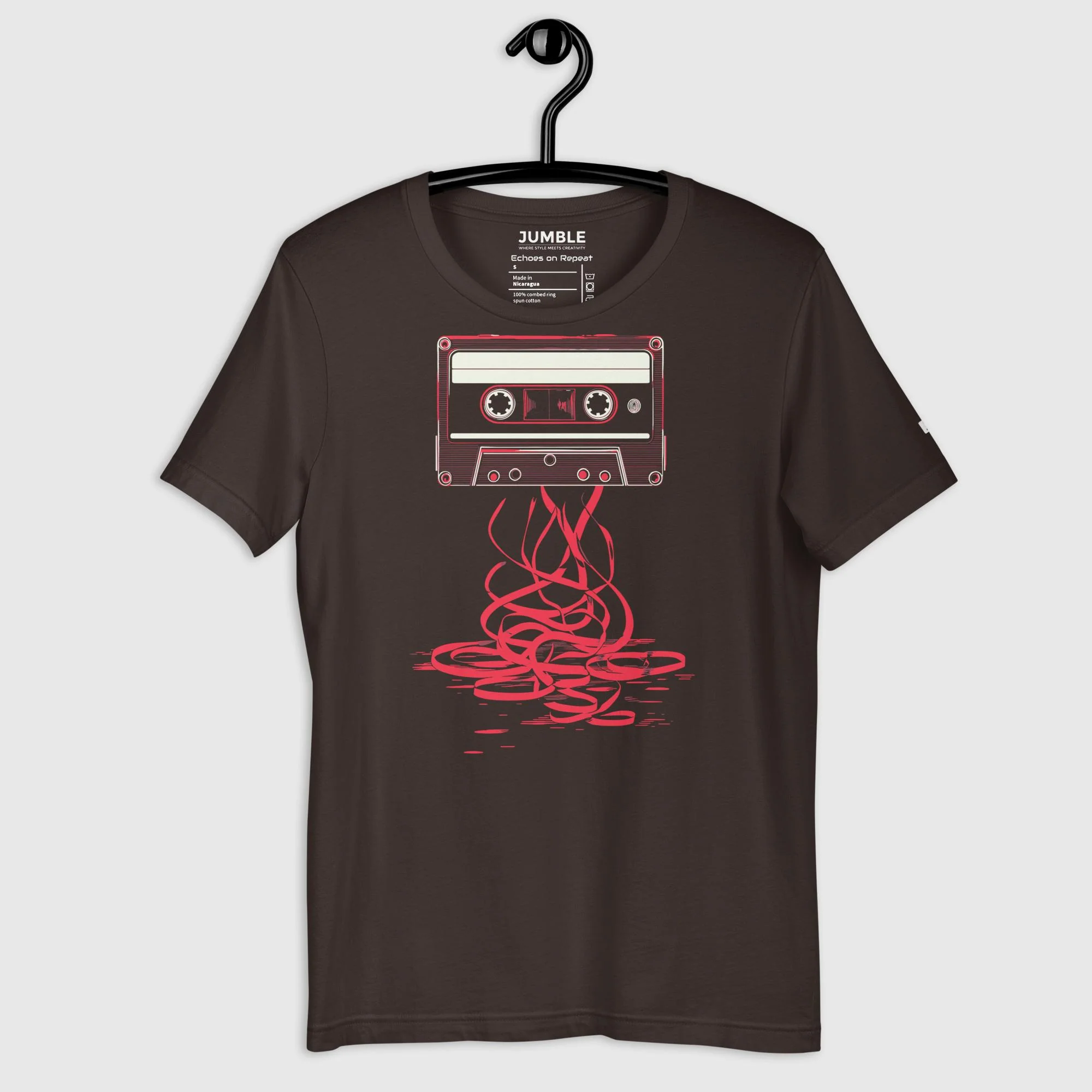 Echoes on Repeat Modern Regular Fit T-Shirt | Bella+Canvas - Image 7