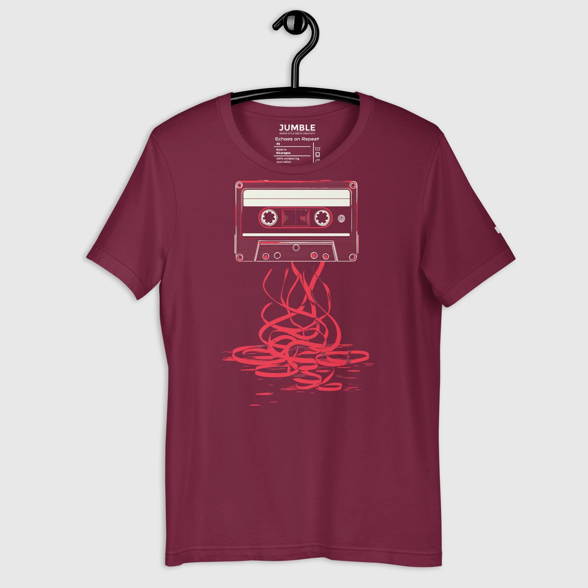 Echoes on Repeat Modern Regular Fit T-Shirt | Bella+Canvas - Image 8