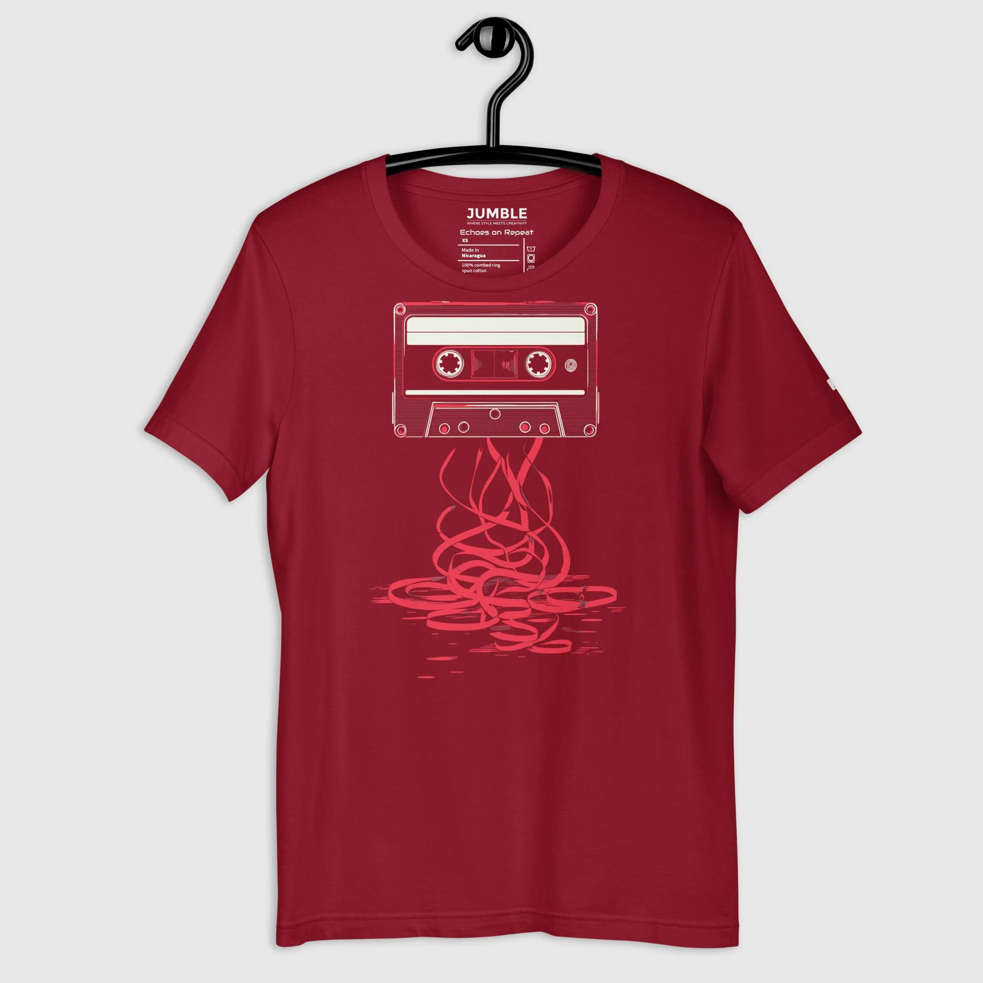 Echoes on Repeat Modern Regular Fit T-Shirt | Bella+Canvas - Image 9