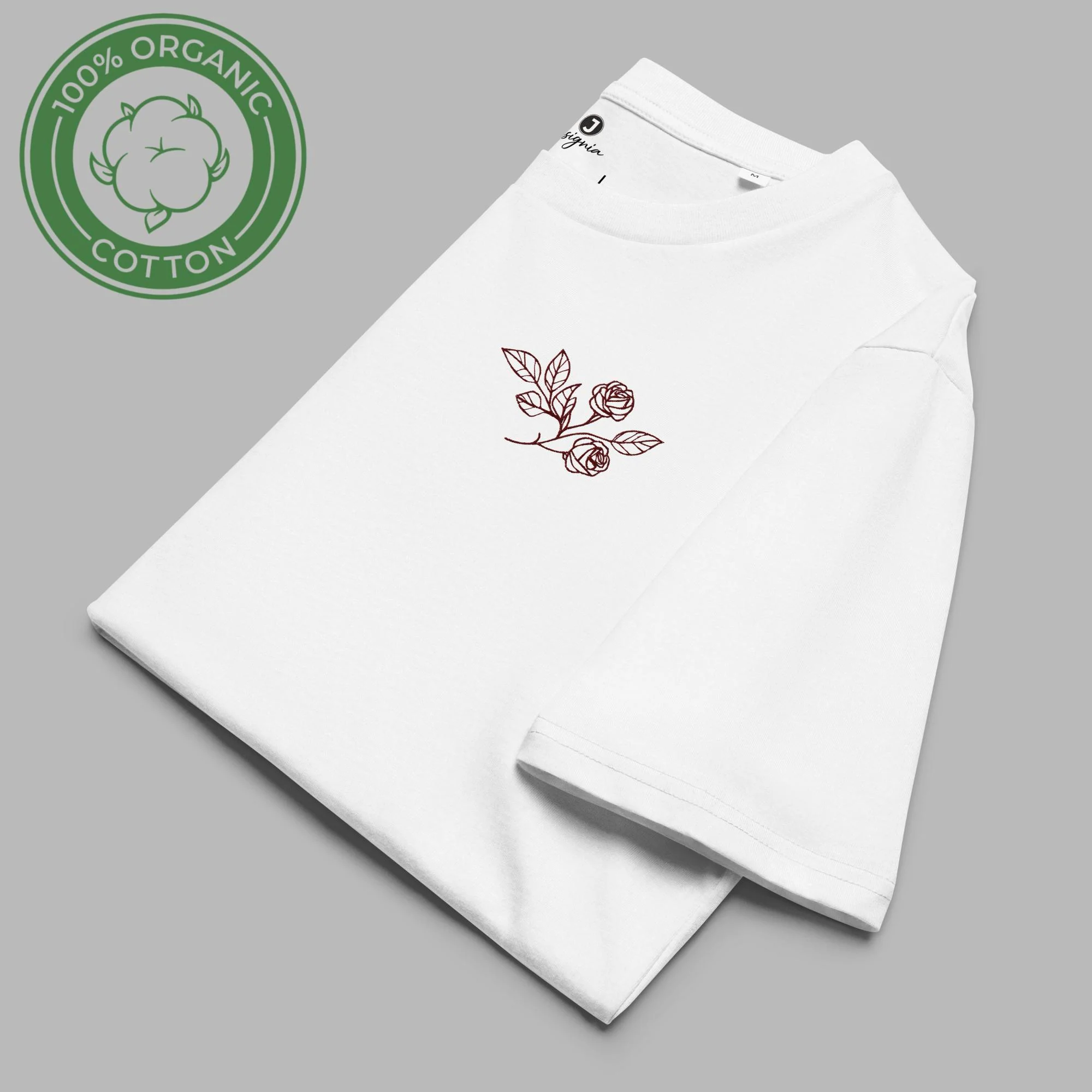 Everbloom Embroidered Premium Organic Cotton Medium Fit T-Shirt | Stanley/Stella - Image 4
