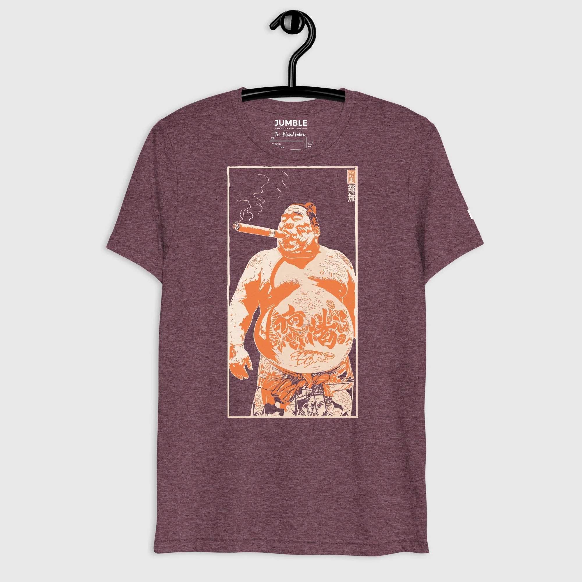 Fat Robusto Lightweight Short Sleeve Vintage T-Shirt | Tri-Blend - Image 2