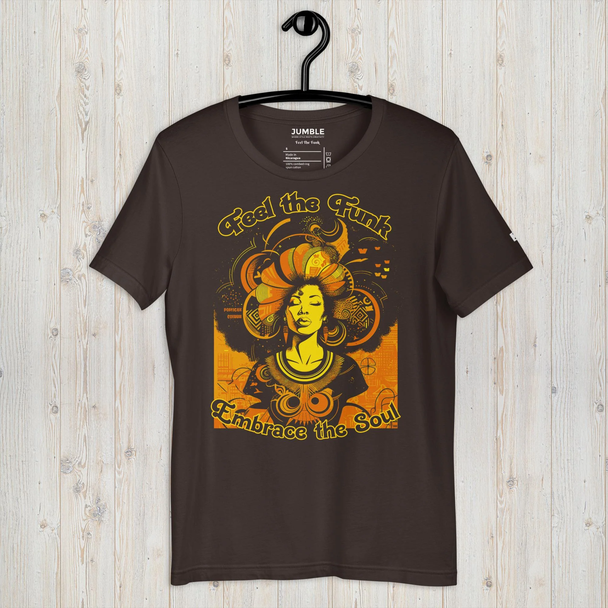 Feel The Funk Modern Regular Fit T-Shirt | Bella+Canvas
