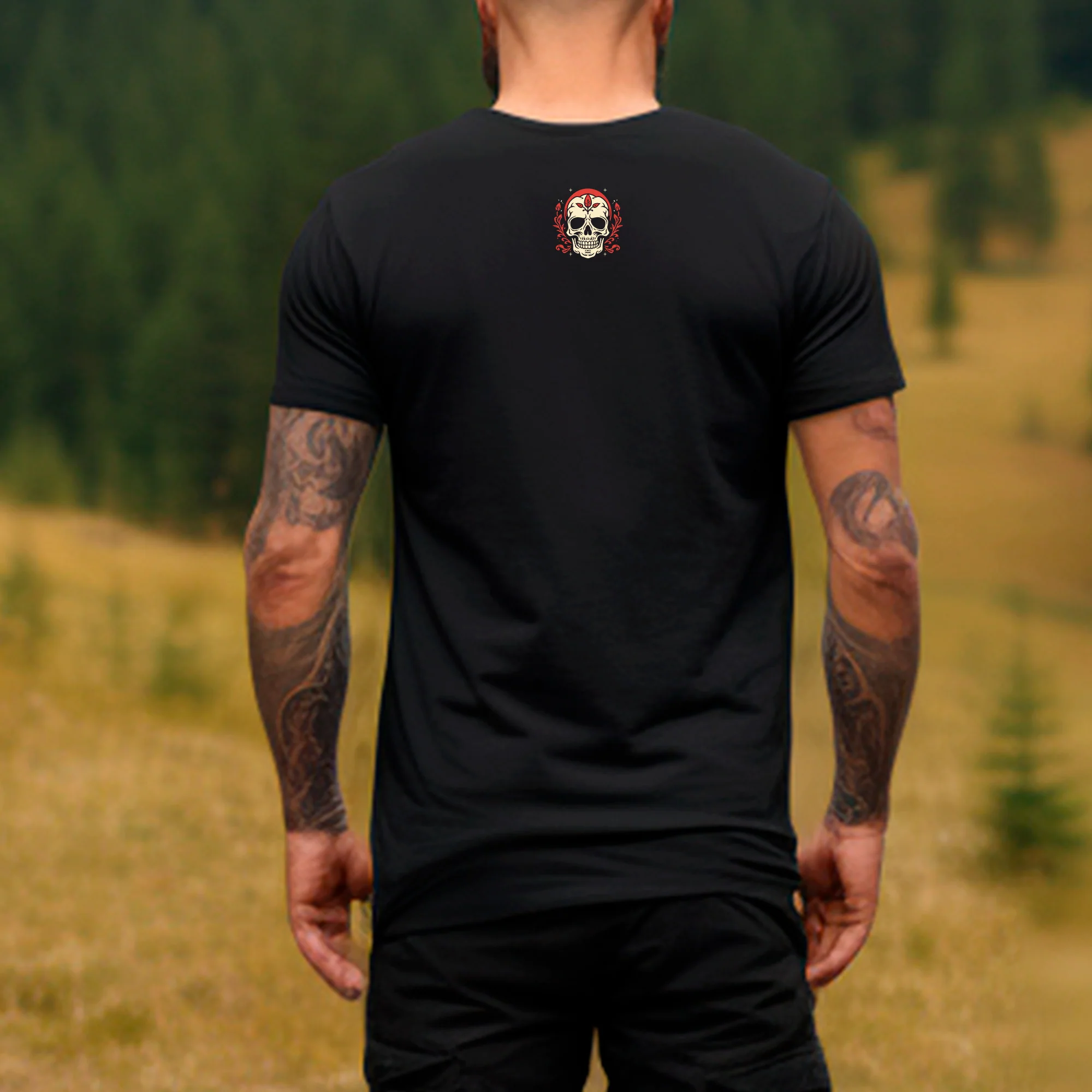 Flaming Gambit Modern Regular Fit T-Shirt | Bella+Canvas - Image 4