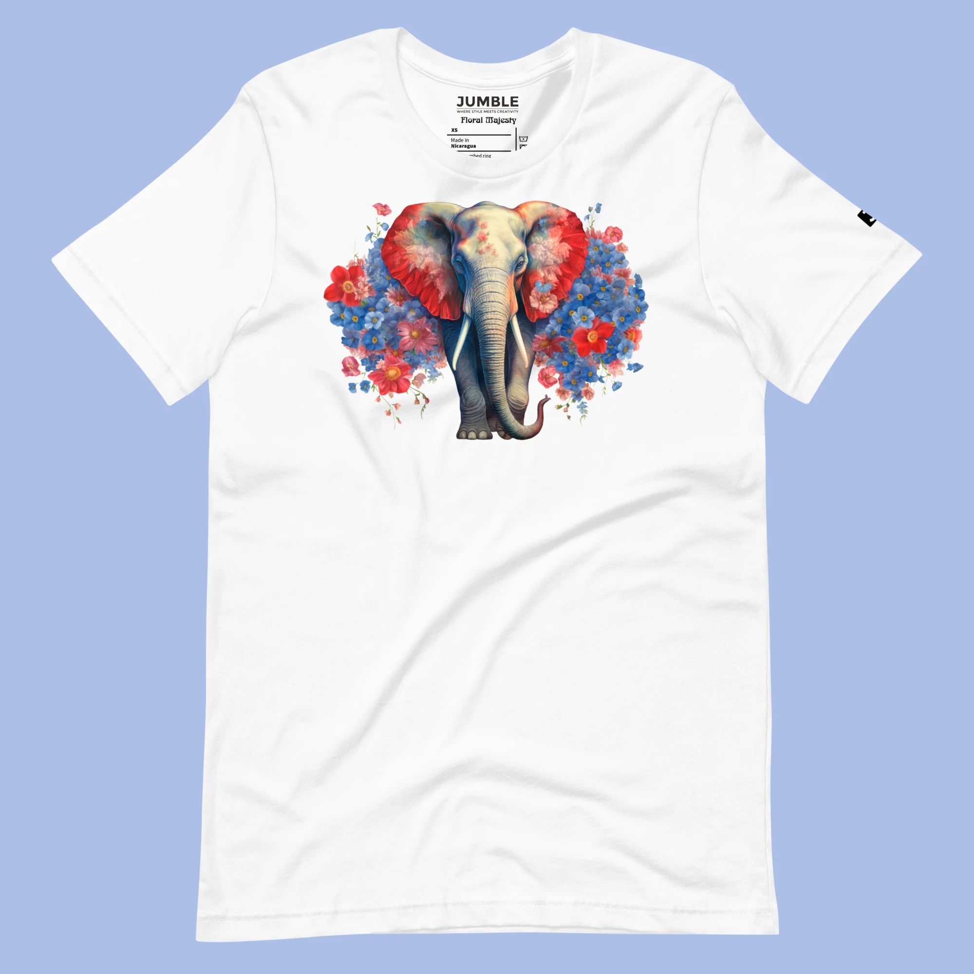 Floral Majesty Modern Regular Fit T-Shirt | Bella+Canvas - Image 10