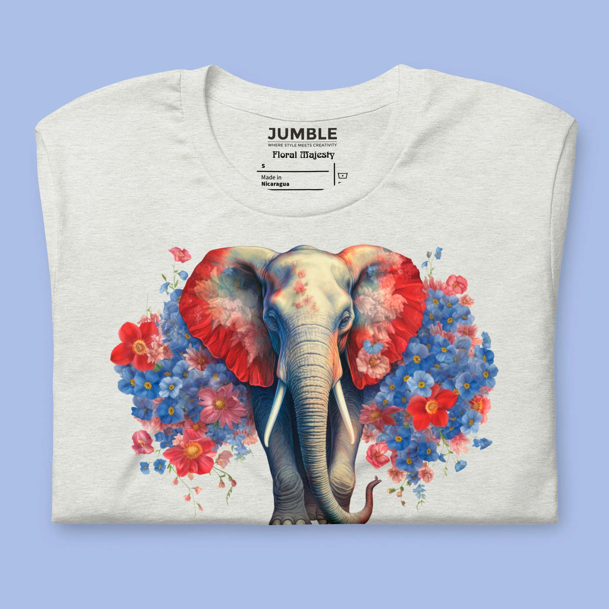 Floral Majesty Modern Regular Fit T-Shirt | Bella+Canvas - Image 7