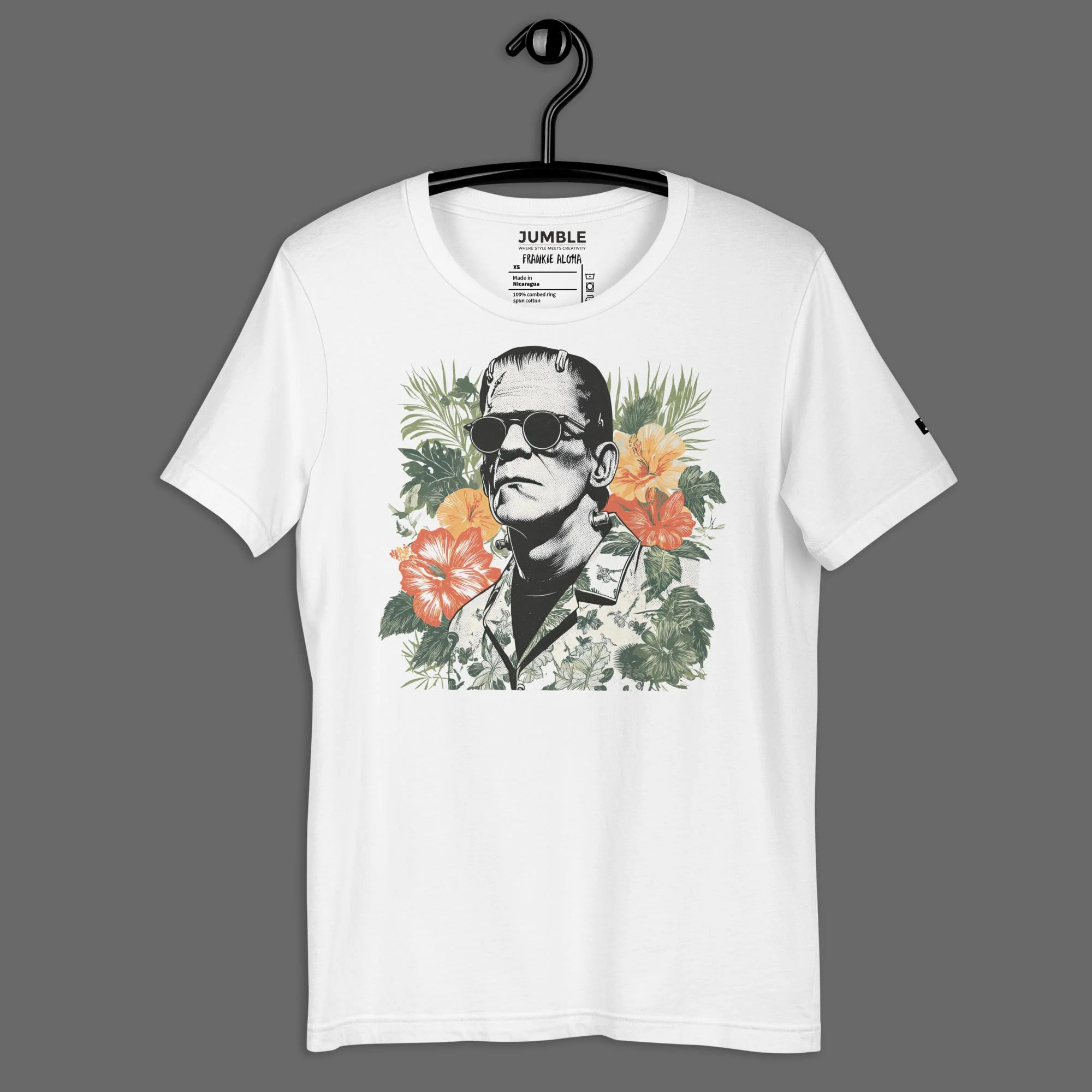 Frankie Aloha Modern Regular Fit T-Shirt | Bella+Canvas - Image 2