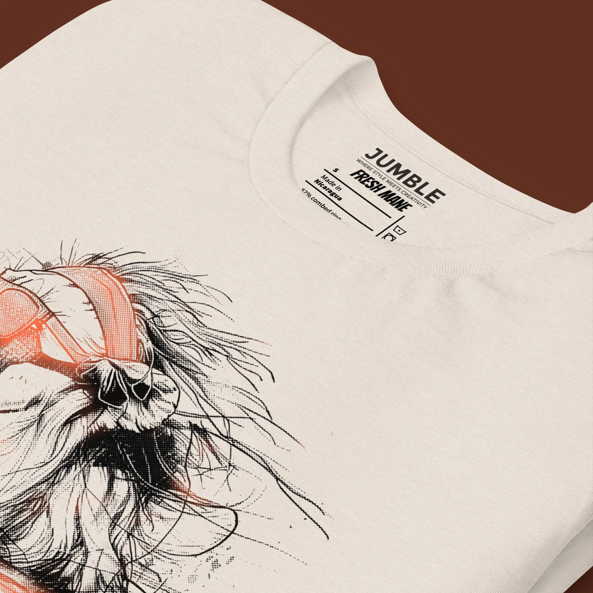 Fresh Mane Modern Regular Fit T-Shirt | Bella+Canvas - Image 6