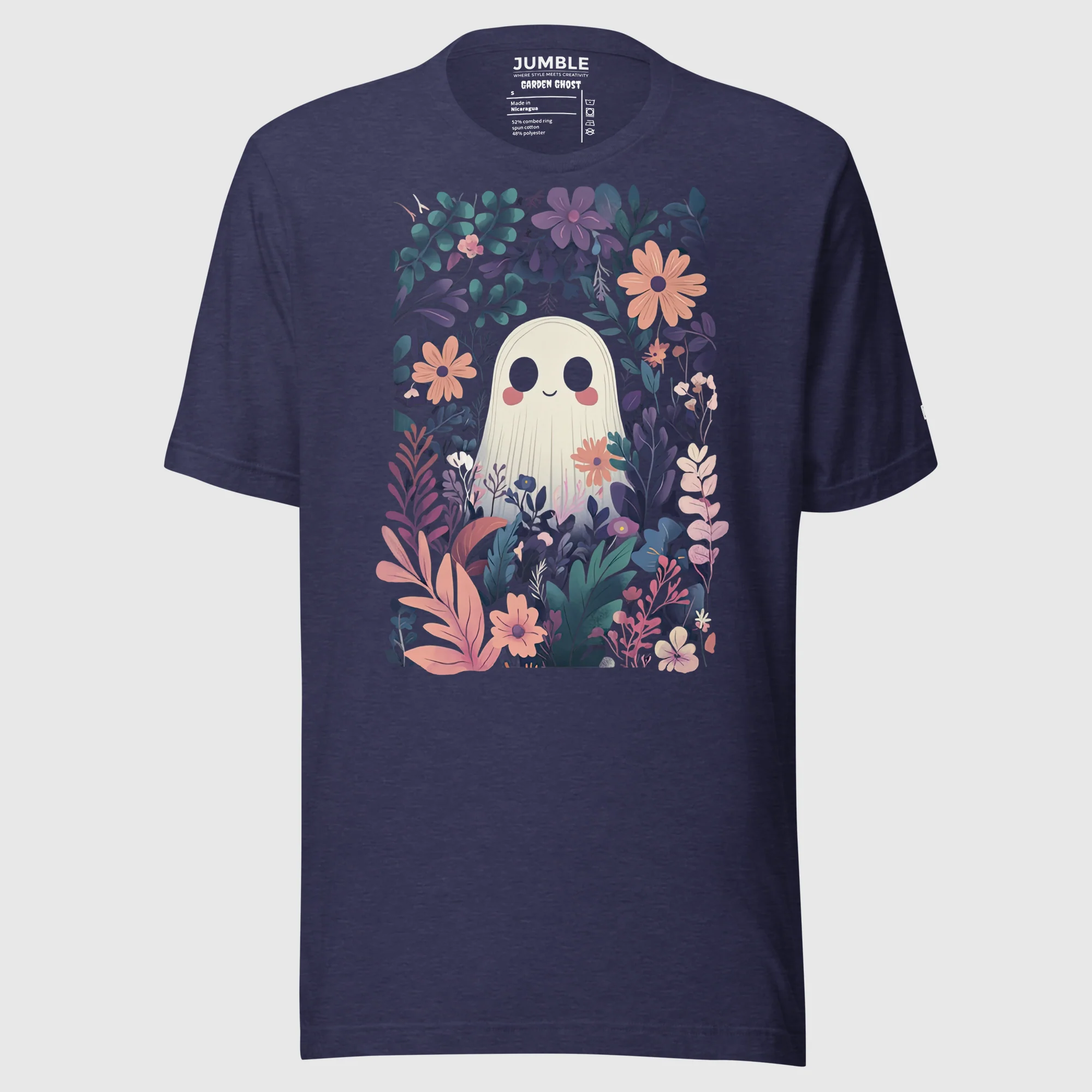 Garden Ghost Modern Regular Fit T-Shirt | Bella+Canvas - Image 13