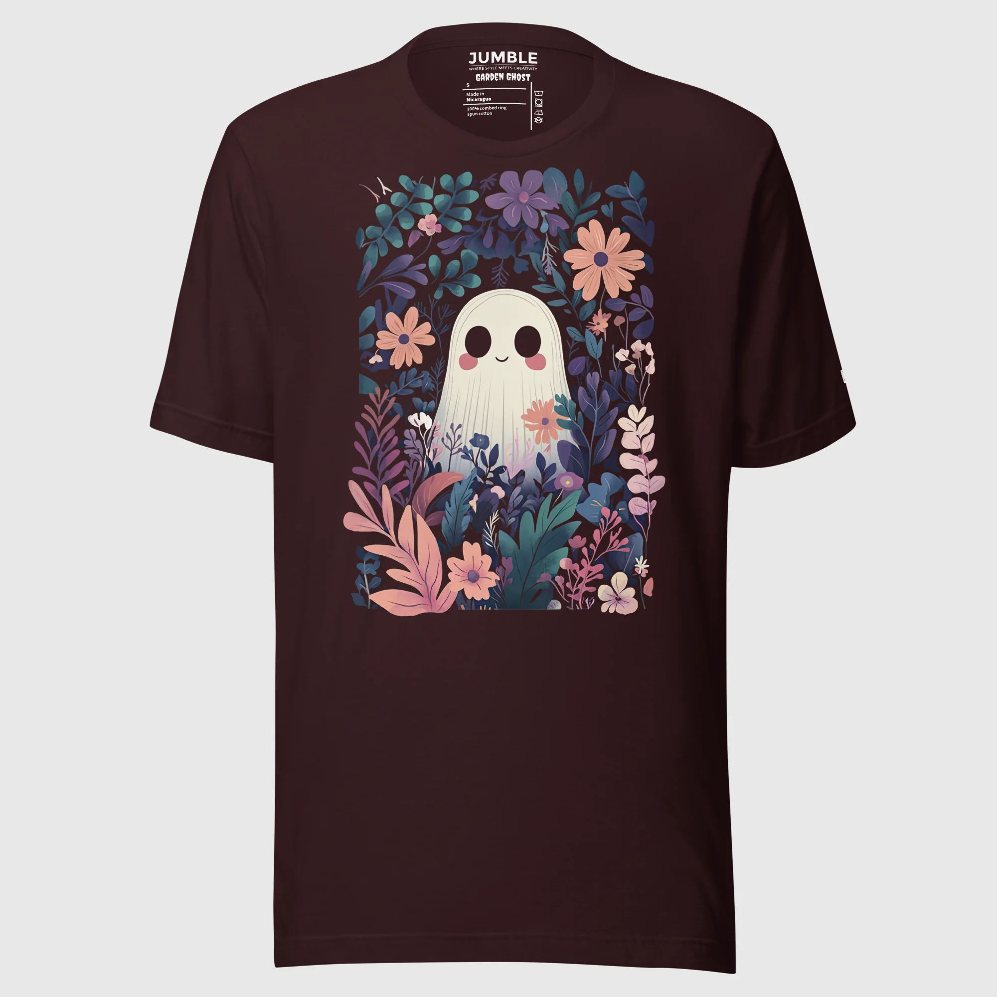 Garden Ghost Modern Regular Fit T-Shirt | Bella+Canvas - Image 9