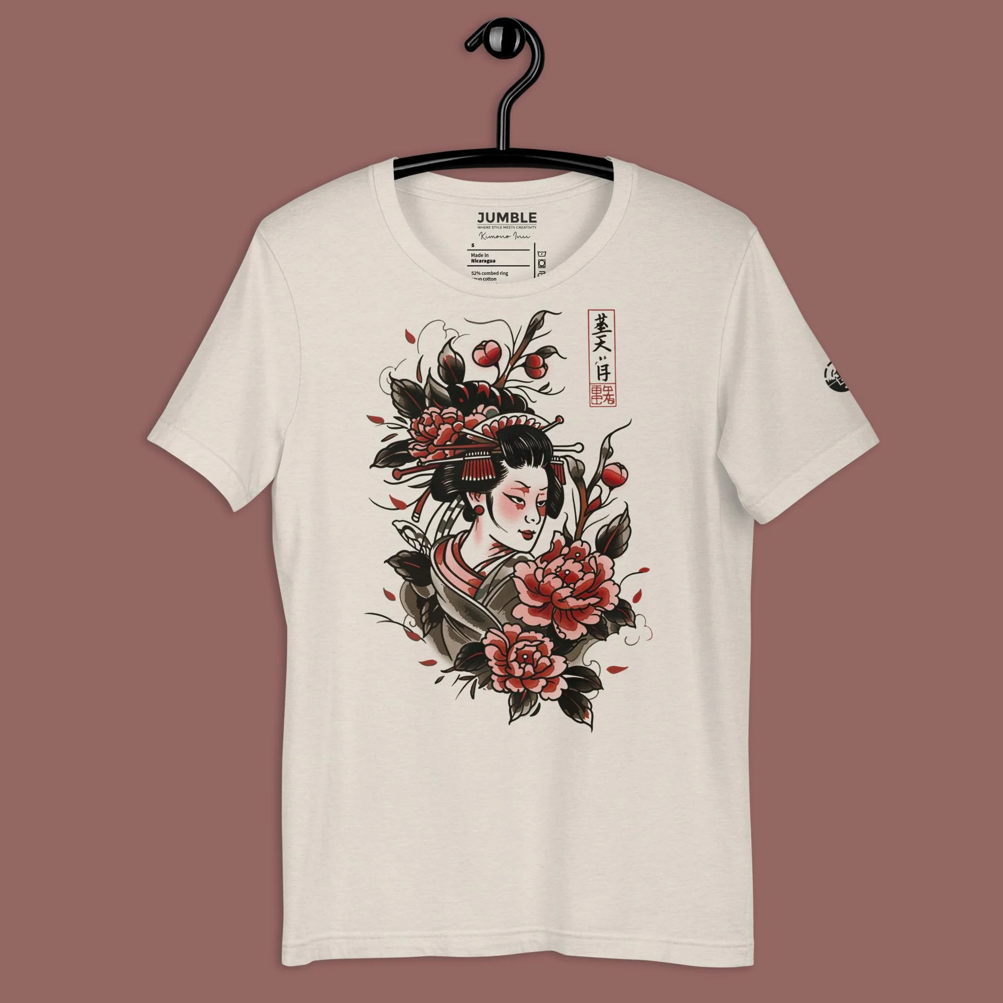 Geisha Monogatari Modern Regular Fit T-Shirt | Bella+Canvas - Image 18