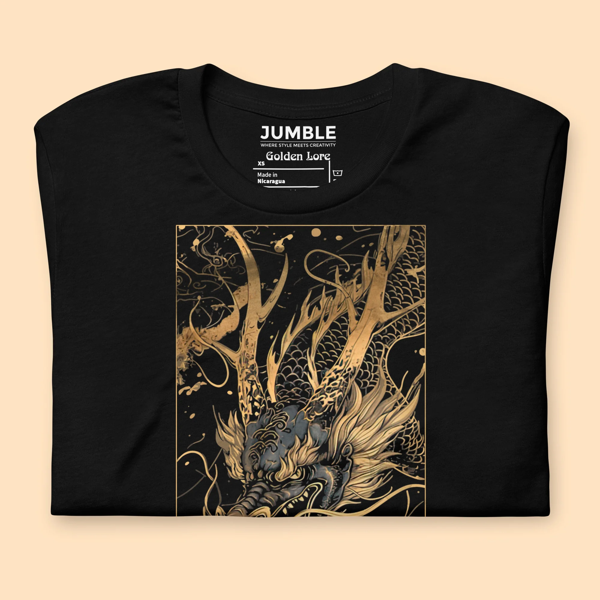 Golden Lore Modern Regular Fit T-Shirt | Bella+Canvas - Image 2