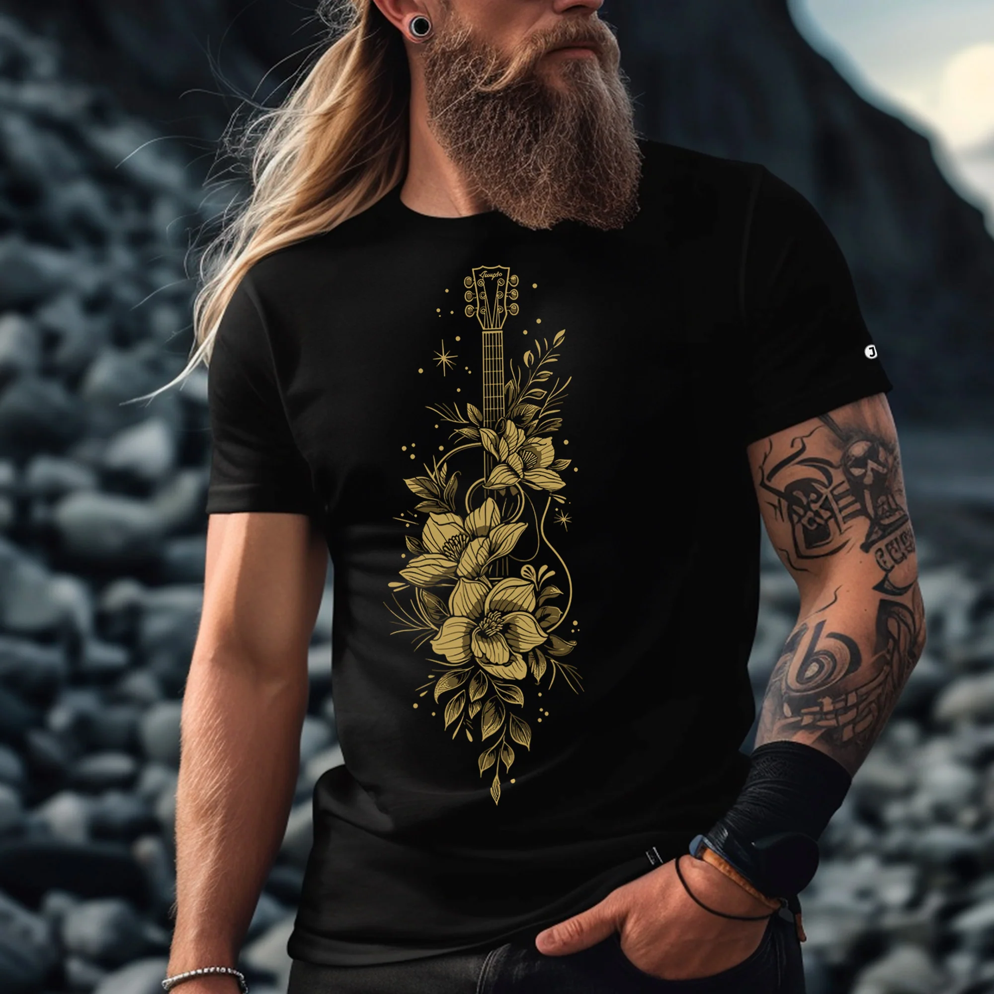 Golden Serenade organic cotton T-Shirt | Stanley/Stella - Image 2