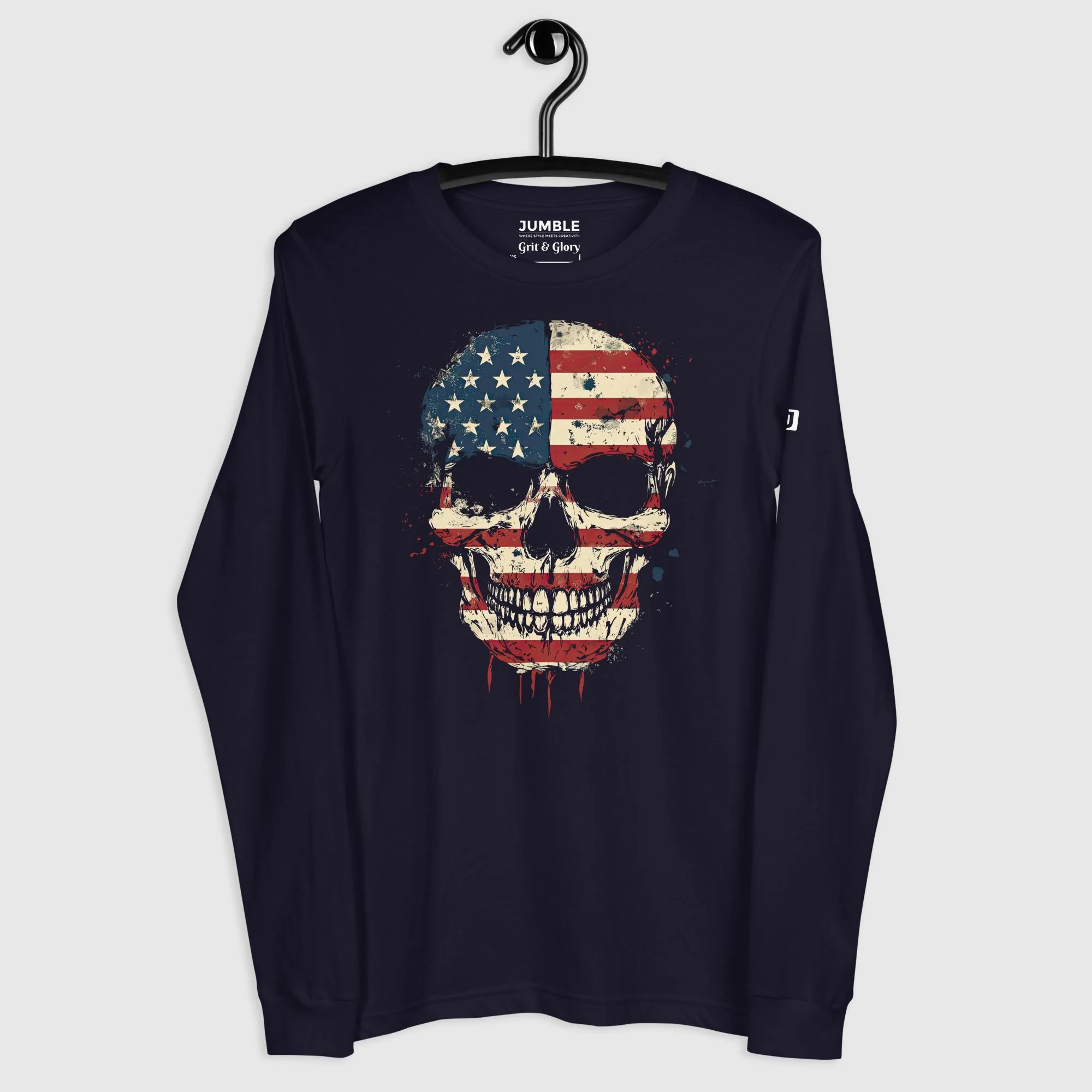 Grit & Glory Long Sleeve T-Shirt | Bella+Canvas
