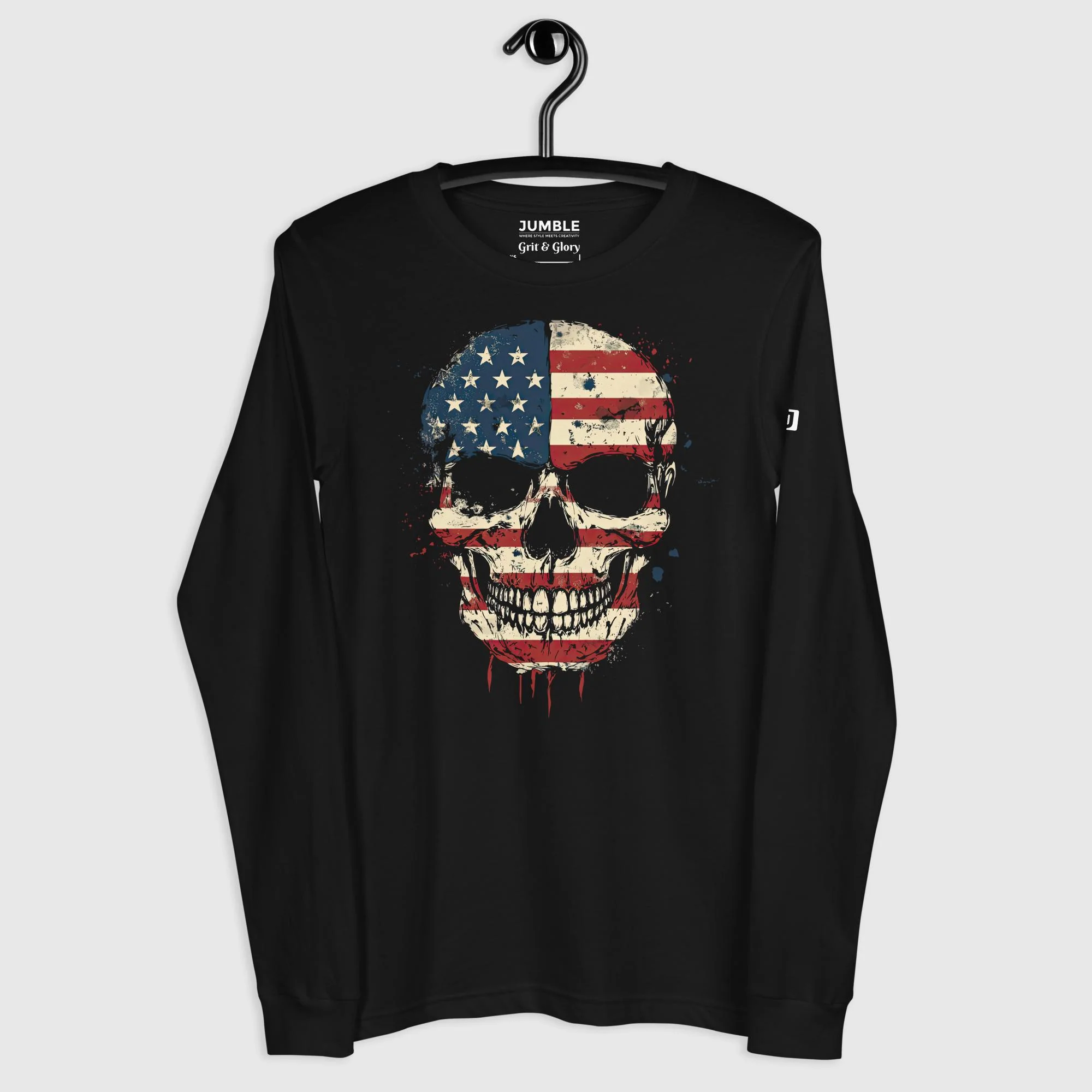 Grit & Glory Long Sleeve T-Shirt | Bella+Canvas - Image 2