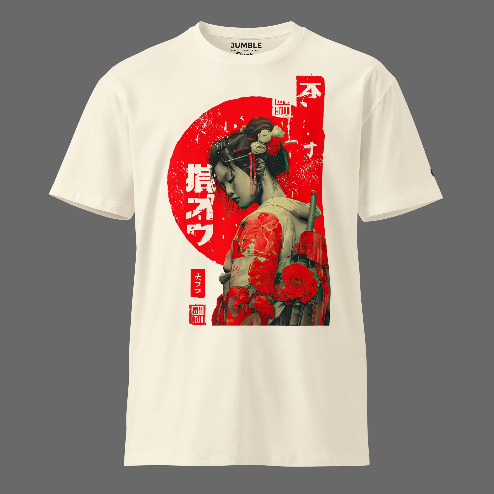 Hanakiri "Flower Cut" Premium Regular Fit T-Shirt | AS Colour