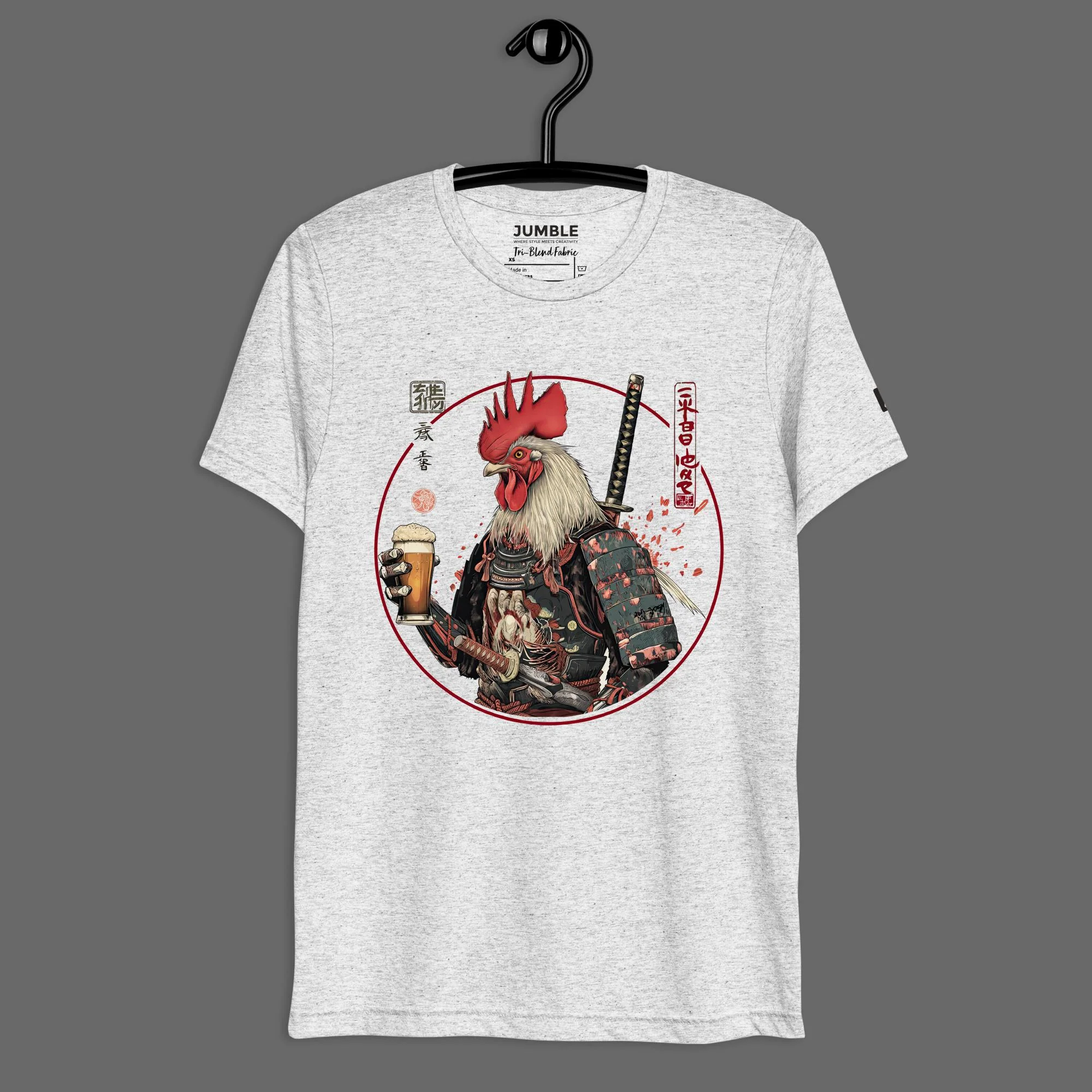 Hatsu Yorokobi Lightweight Short Sleeve Vintage T-Shirt | Tri-Blend - Image 3