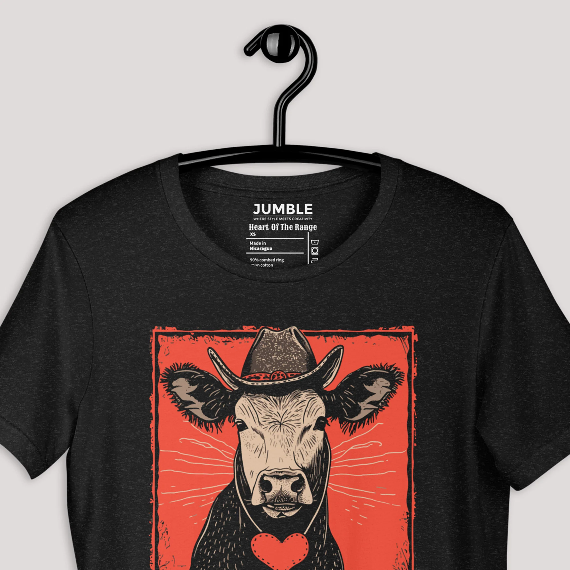 Heart Of The Range Modern Regular Fit T-Shirt | Bella+Canvas - Image 6