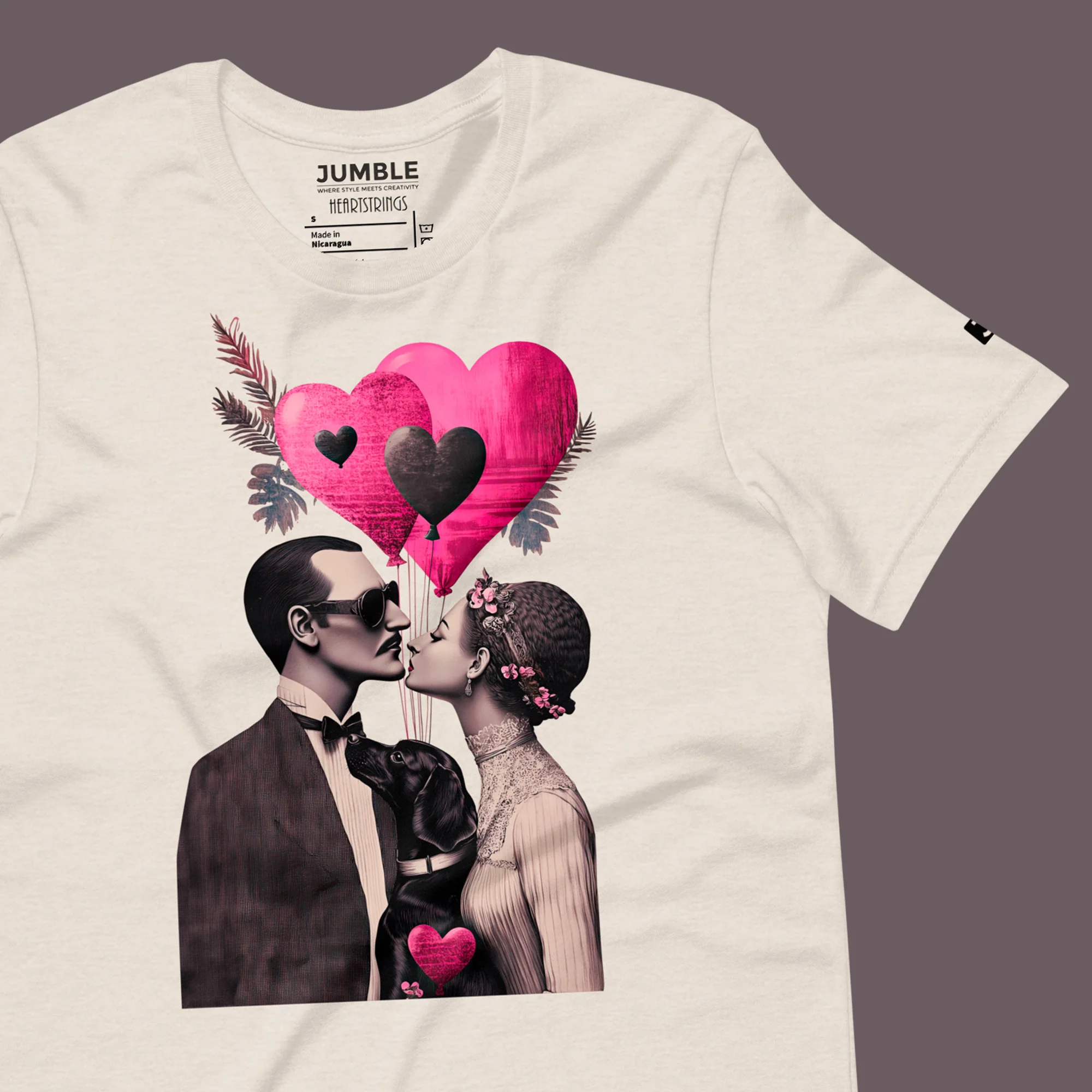 Heartstrings Modern Regular Fit T-Shirt | Bella+Canvas - Image 3
