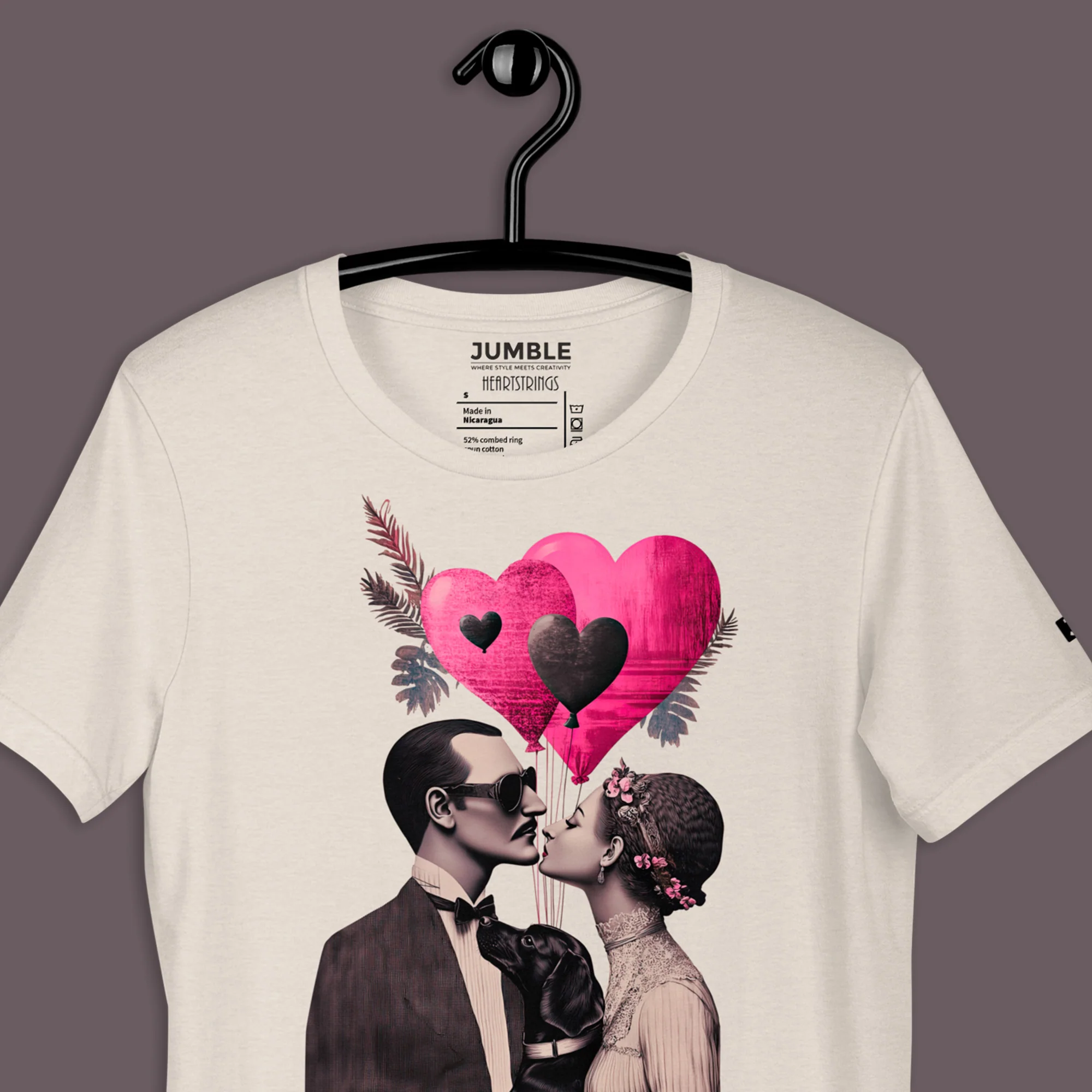 Heartstrings Modern Regular Fit T-Shirt | Bella+Canvas - Image 5