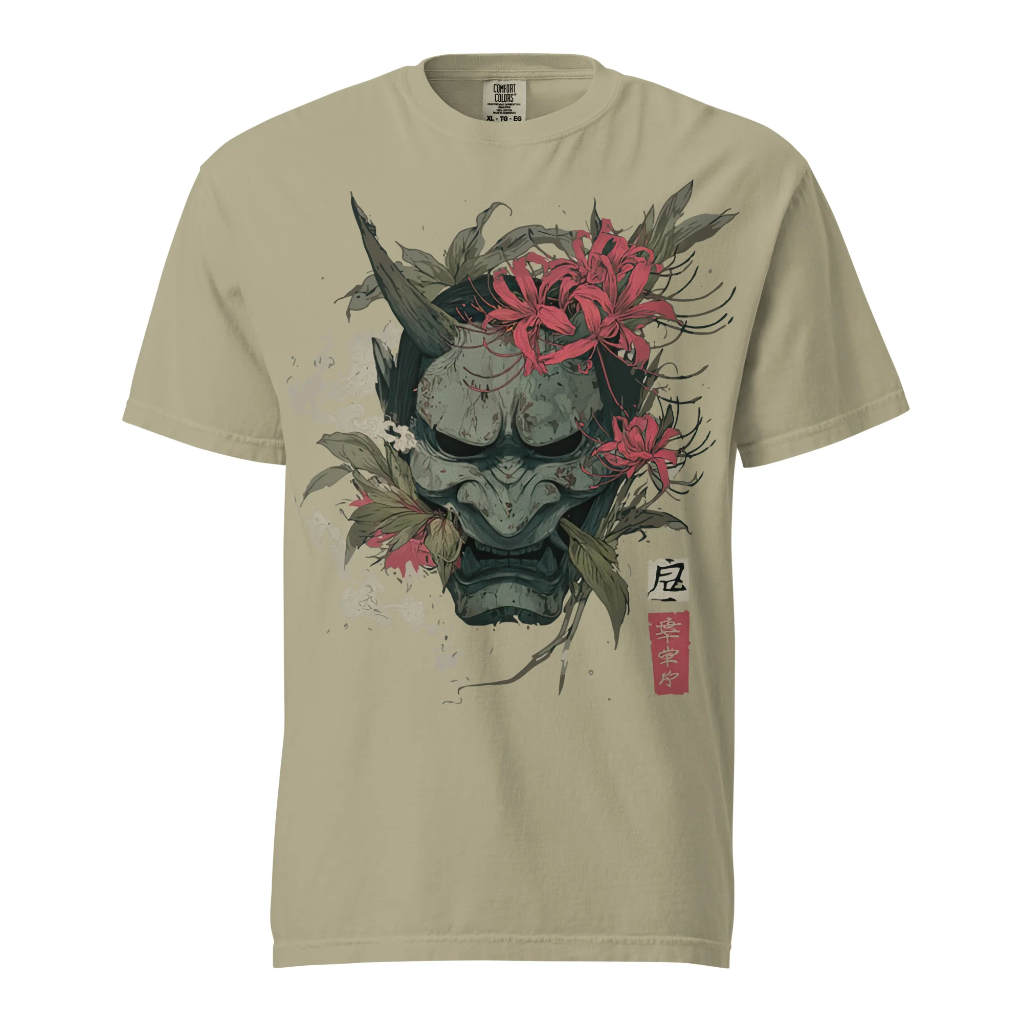 Higan no Oni Premium Heavyweight T-Shirt | Comfort Colors - Image 8