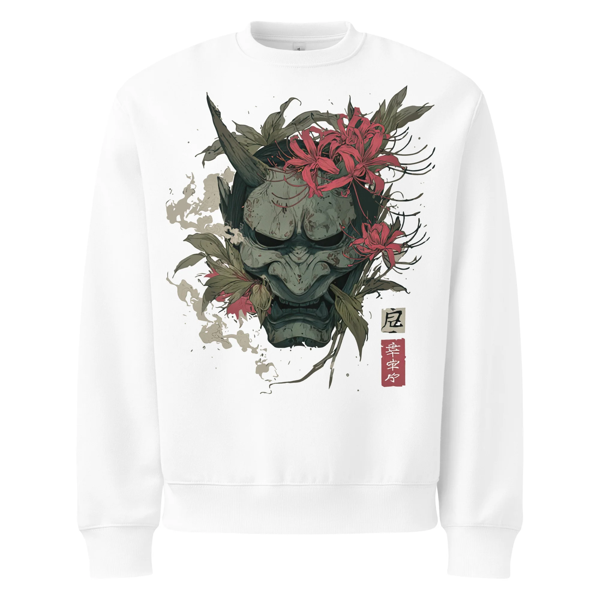 Higan no Oni Oversized heavyweight sweatshirt | Bella + Canvas - Image 7