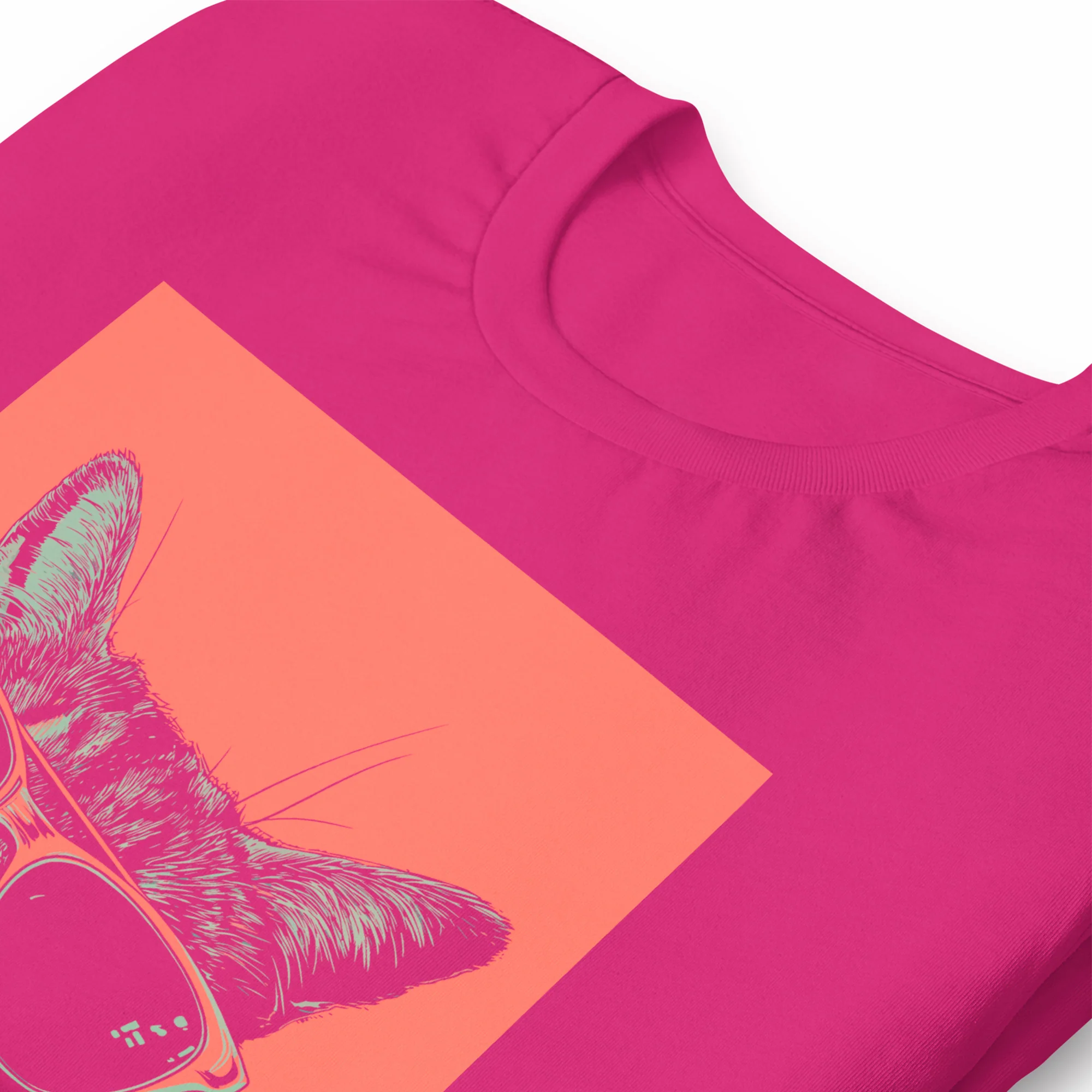 Hip Kitty Modern Regular Fit T-Shirt | Bella+Canvas - Image 3