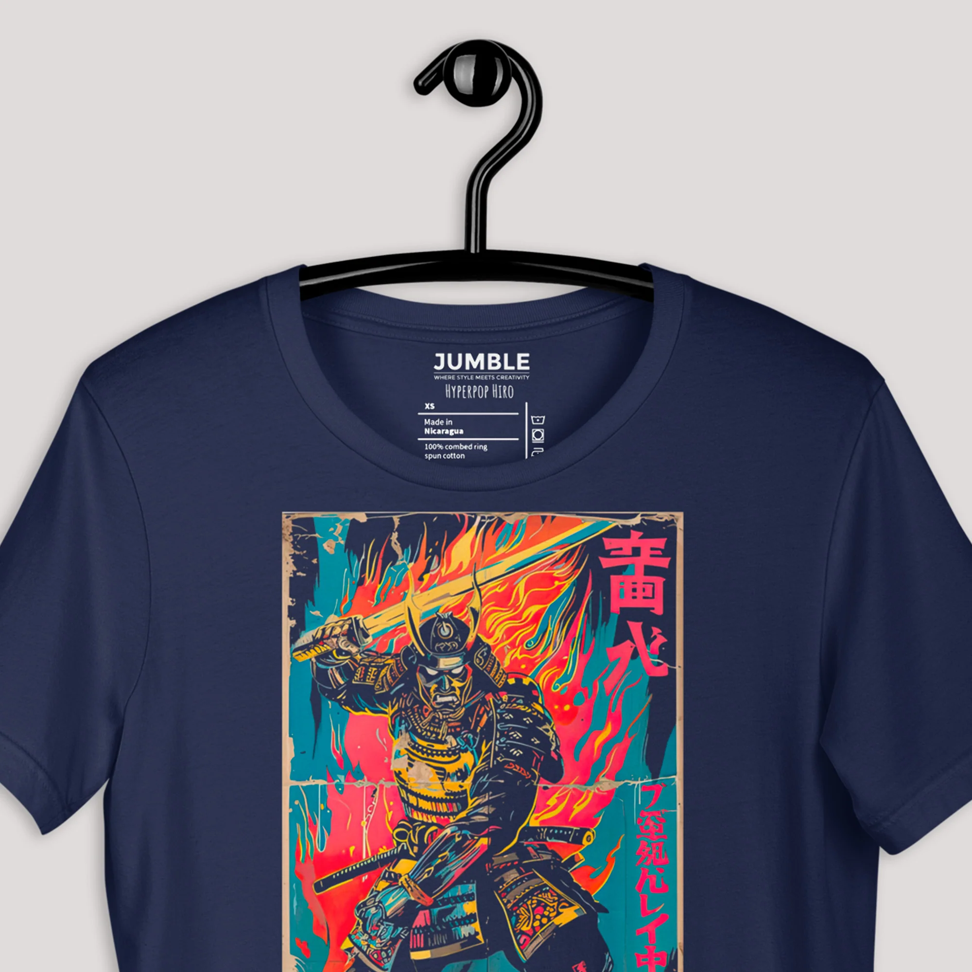 Hyperpop Hiro Modern Regular Fit T-Shirt | Bella+Canvas - Image 6