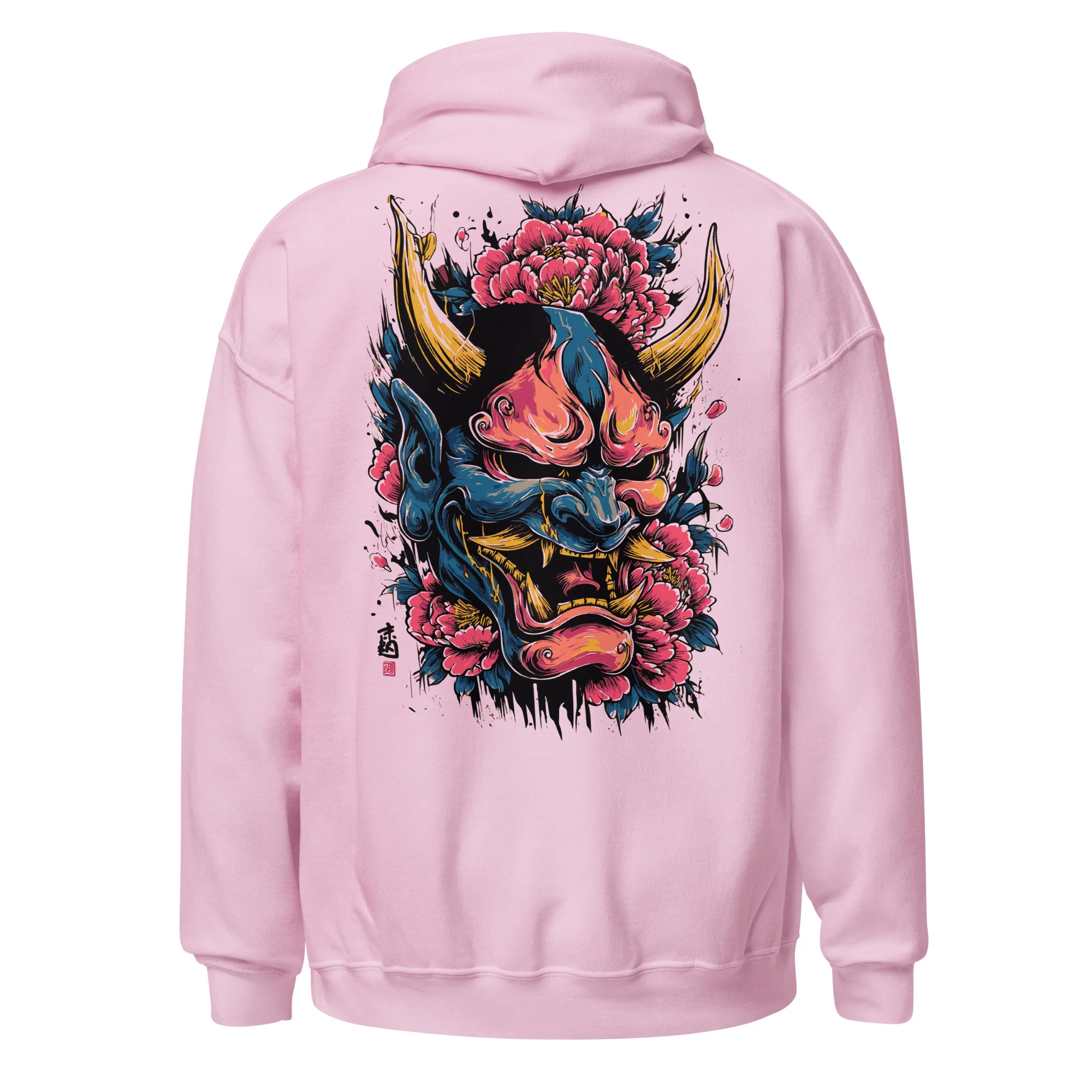 Ikari Botan Classic Hoodie (back print) | Gildan | Gildan - Image 4