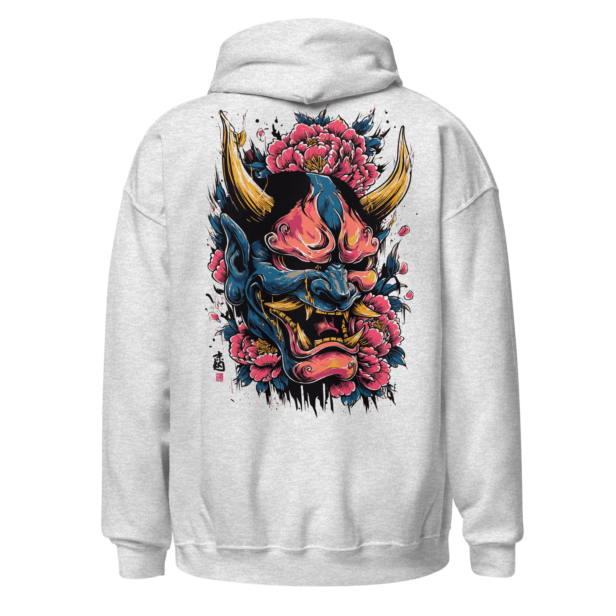 Ikari Botan Classic Hoodie (back print) | Gildan | Gildan - Image 5