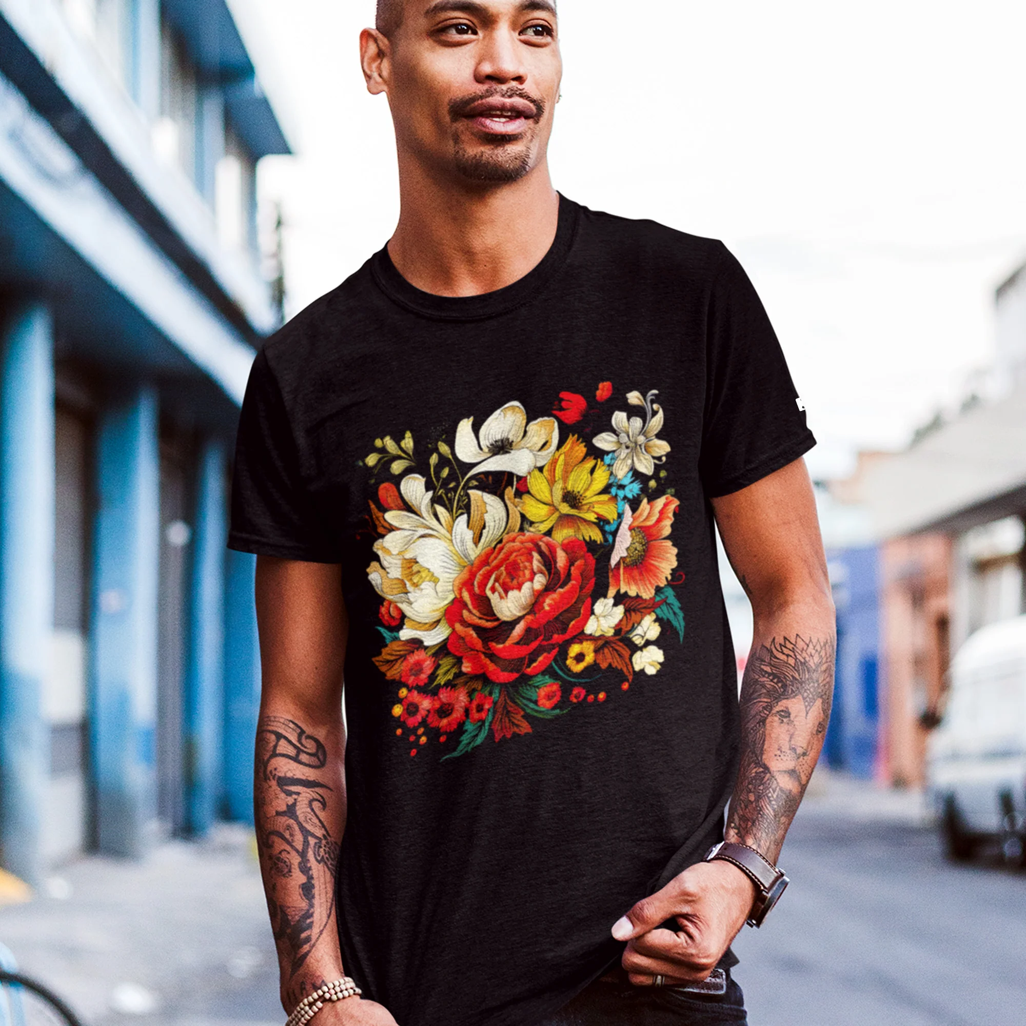 In Bloom organic cotton T-Shirt | Stanley/Stella - Image 2