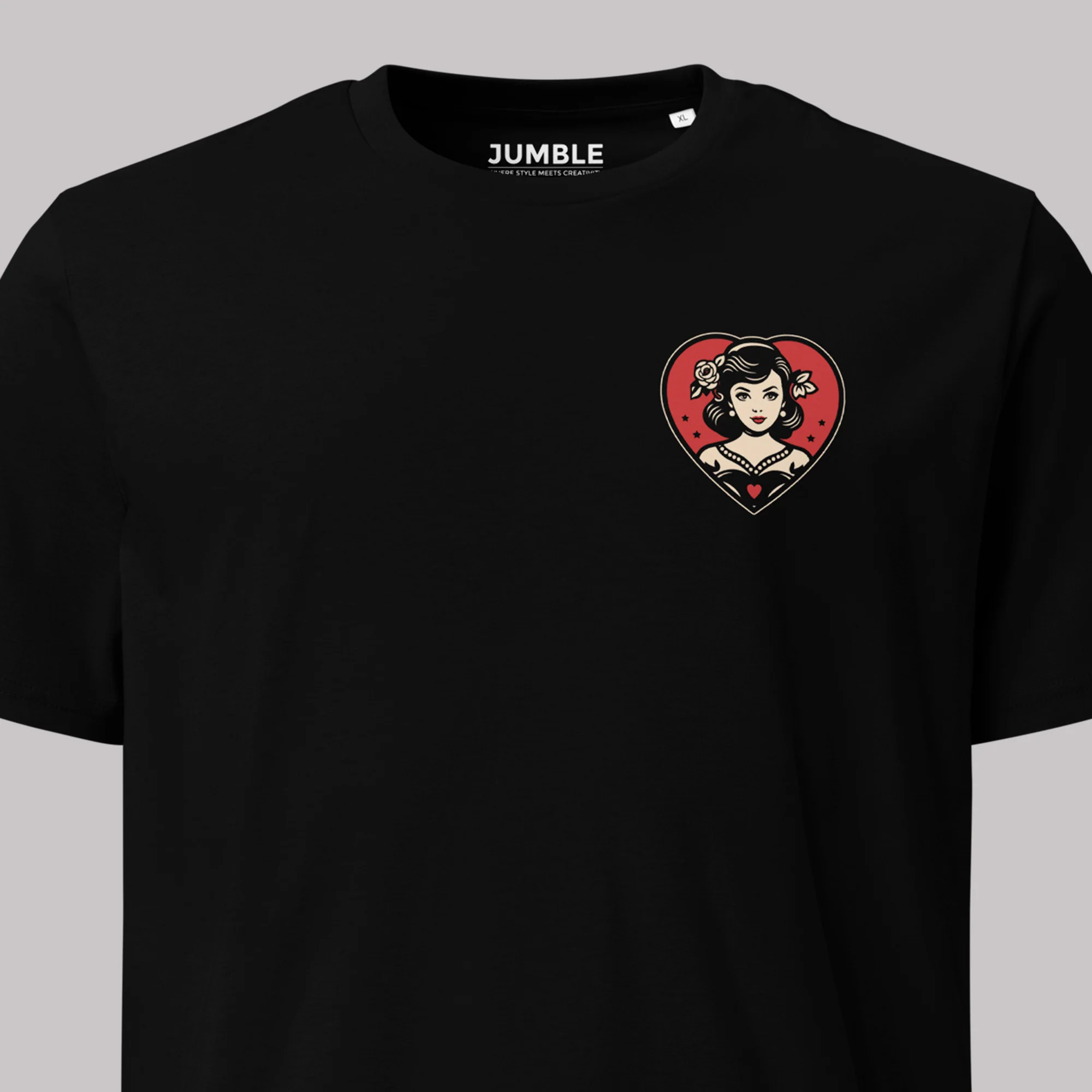 Inked Romance organic cotton T-Shirt | Stanley/Stella - Image 5