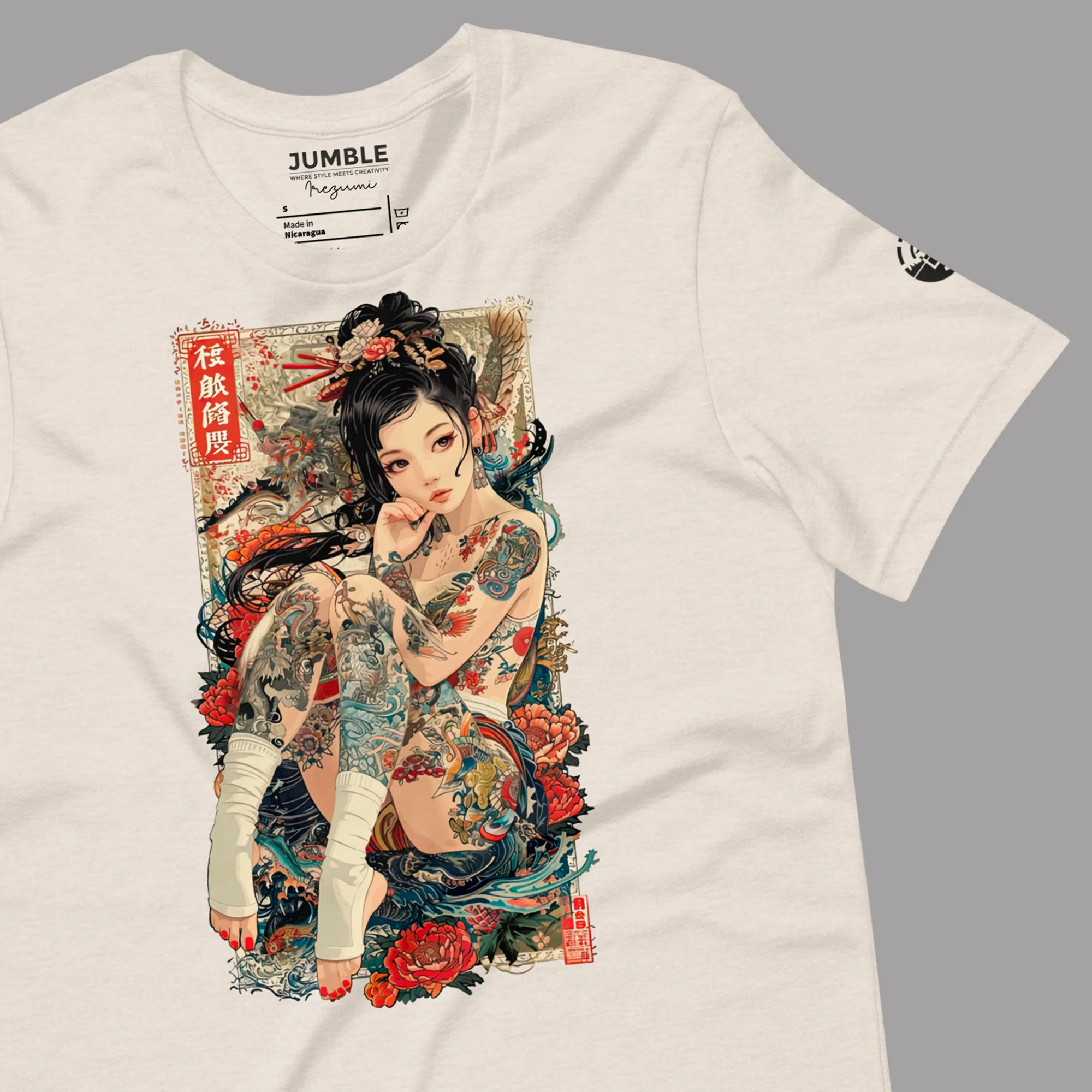 Irezumi Modern Regular Fit  T-Shirt | Bella+Canvas - Image 11