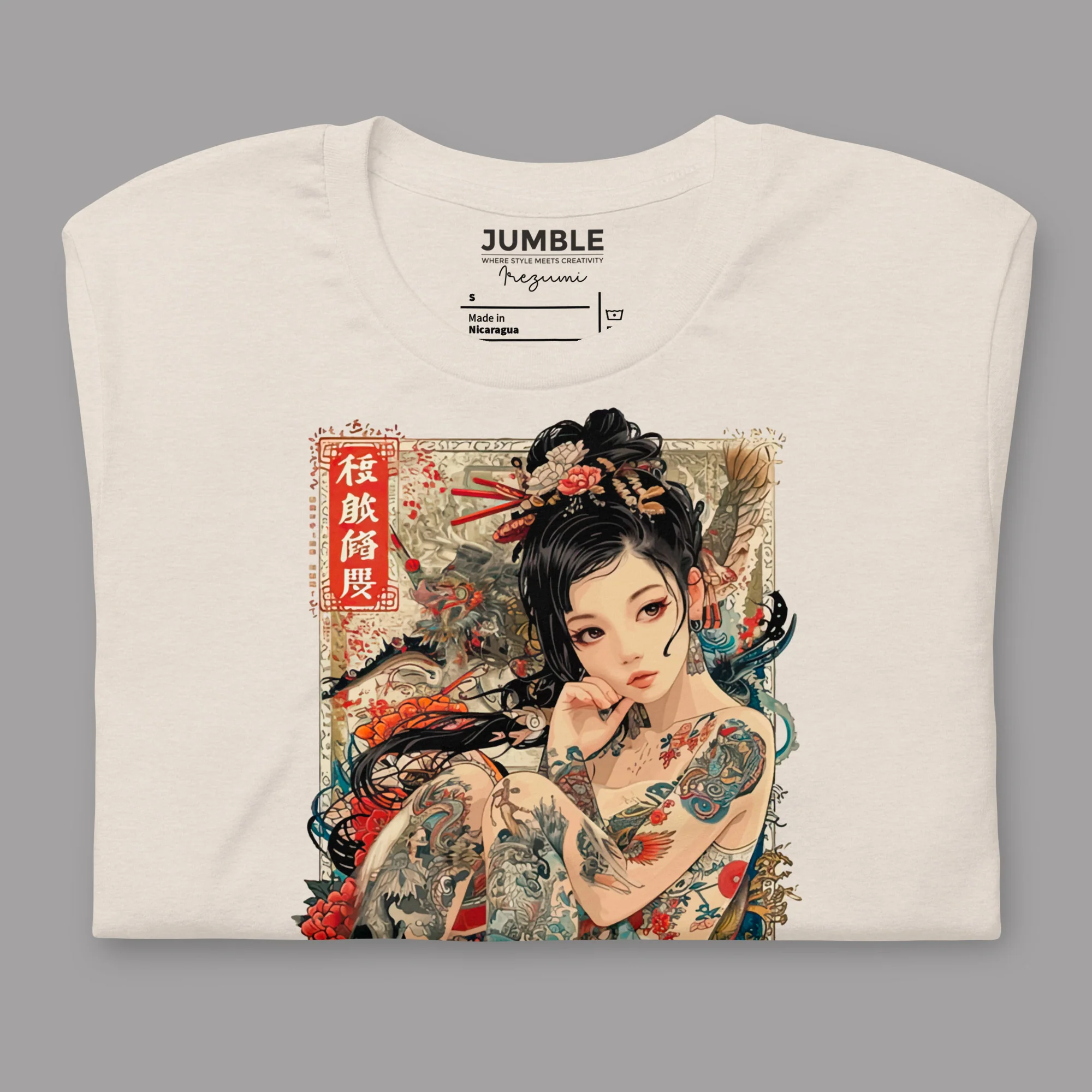 Irezumi Modern Regular Fit  T-Shirt | Bella+Canvas - Image 12