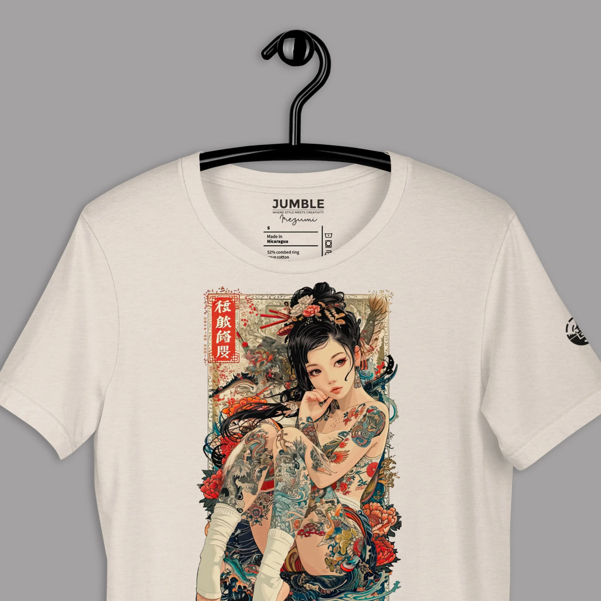 Irezumi Modern Regular Fit  T-Shirt | Bella+Canvas - Image 14
