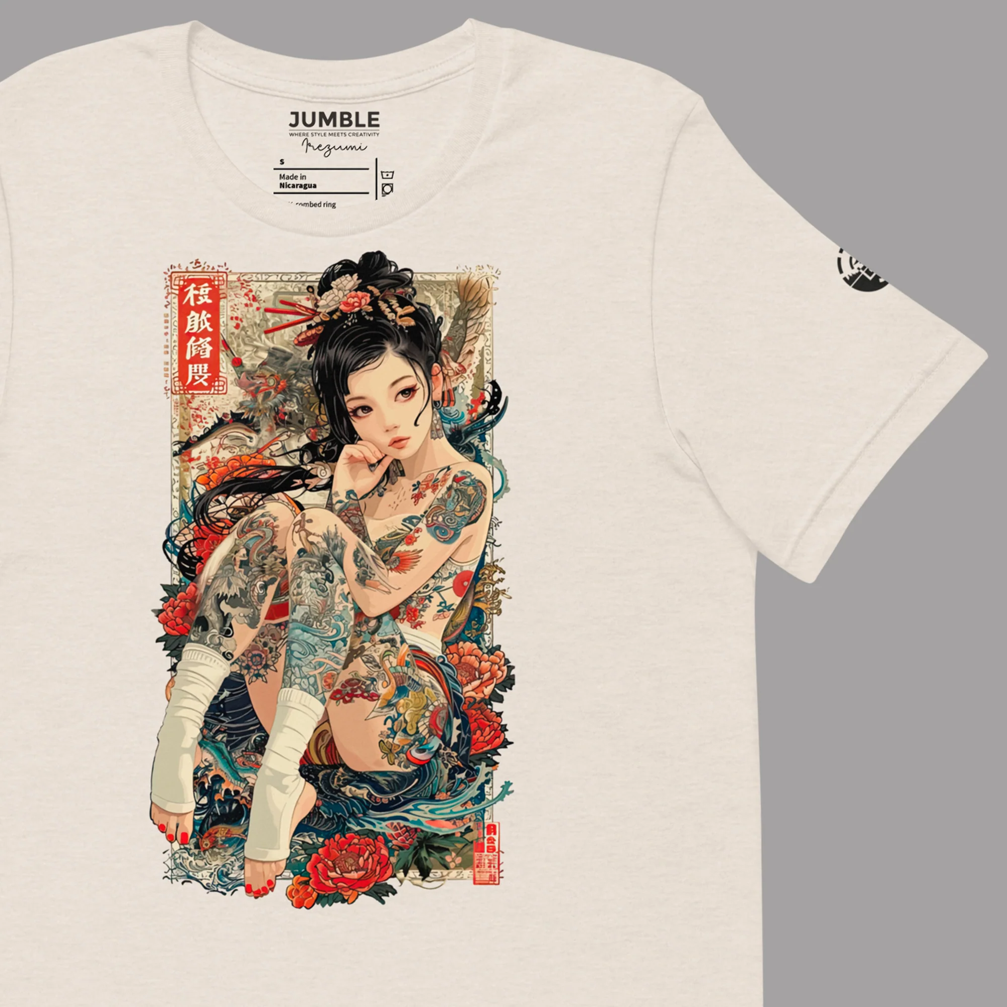Irezumi Modern Regular Fit  T-Shirt | Bella+Canvas - Image 16