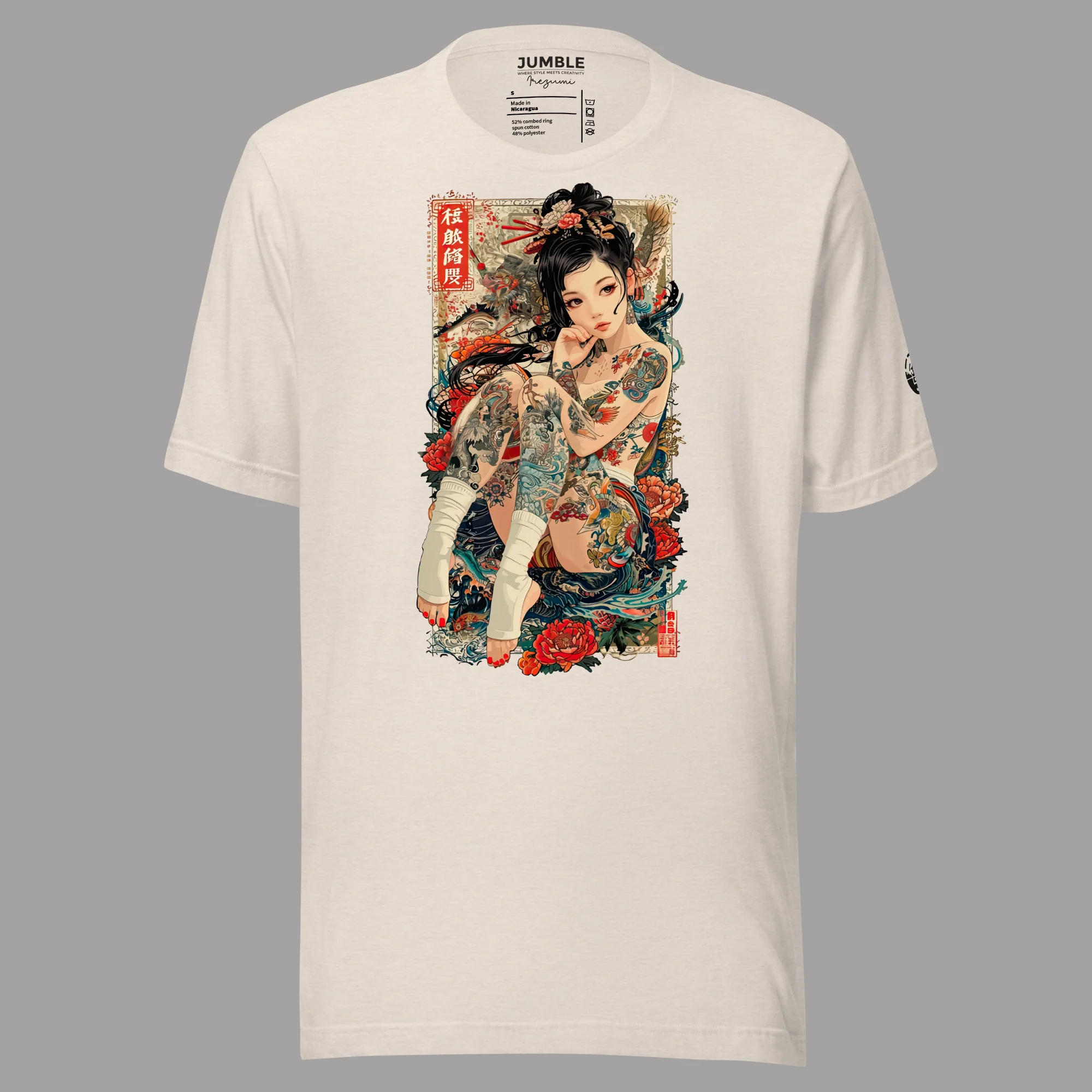 Irezumi Modern Regular Fit  T-Shirt | Bella+Canvas - Image 17