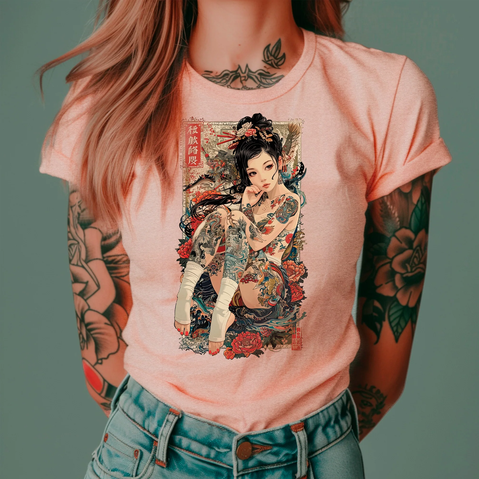 Irezumi Modern Regular Fit  T-Shirt | Bella+Canvas - Image 18
