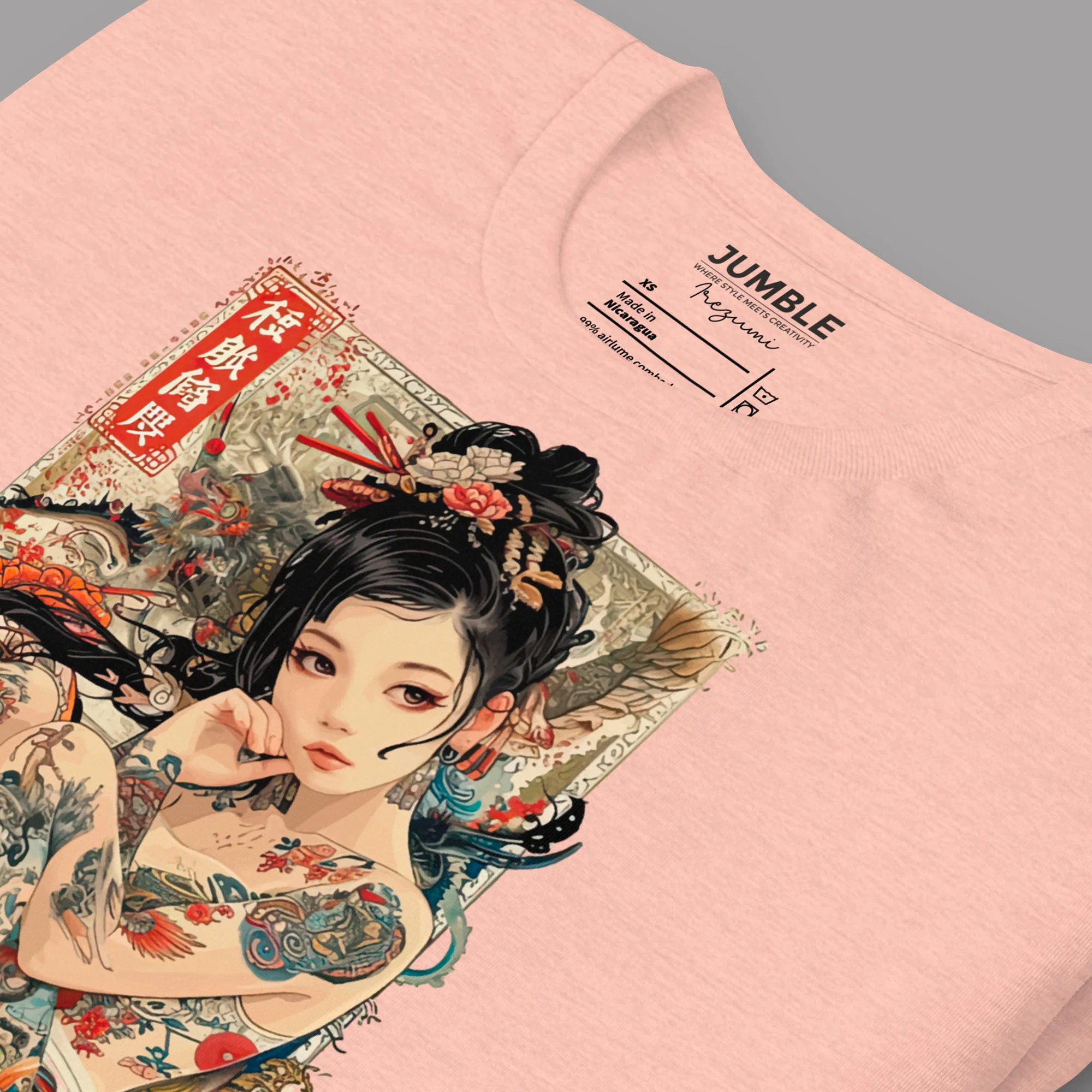 Irezumi Modern Regular Fit  T-Shirt | Bella+Canvas - Image 24