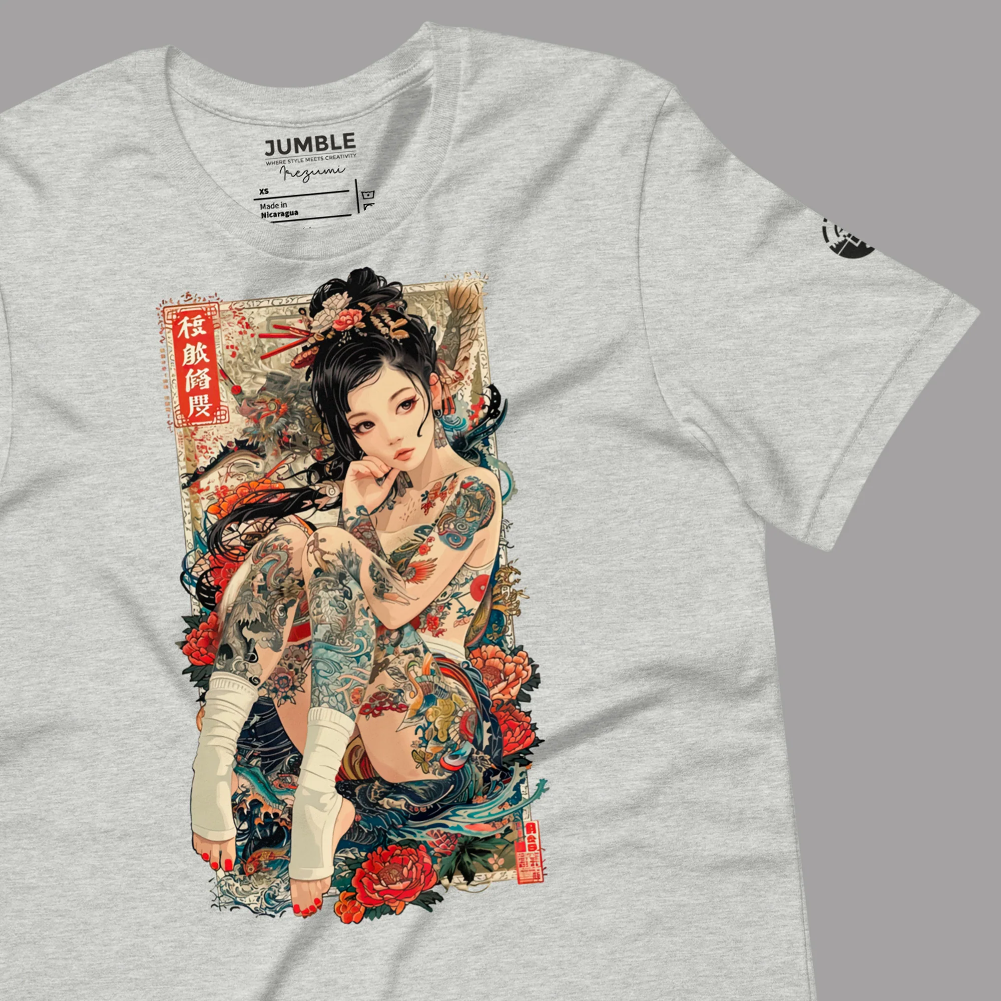 Irezumi Modern Regular Fit  T-Shirt | Bella+Canvas - Image 3