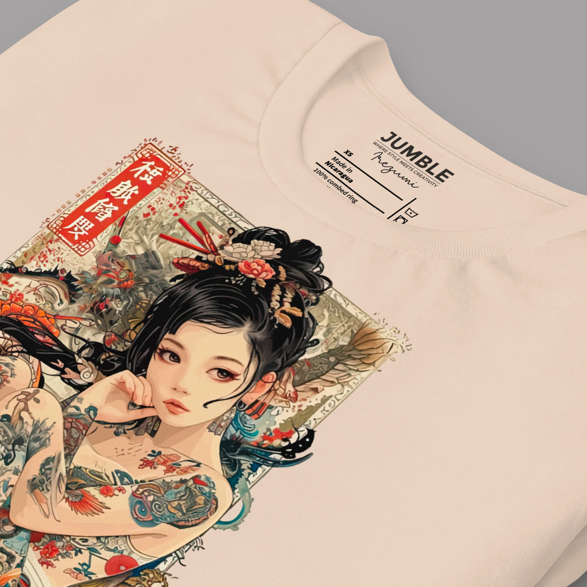 Irezumi Modern Regular Fit  T-Shirt | Bella+Canvas - Image 31