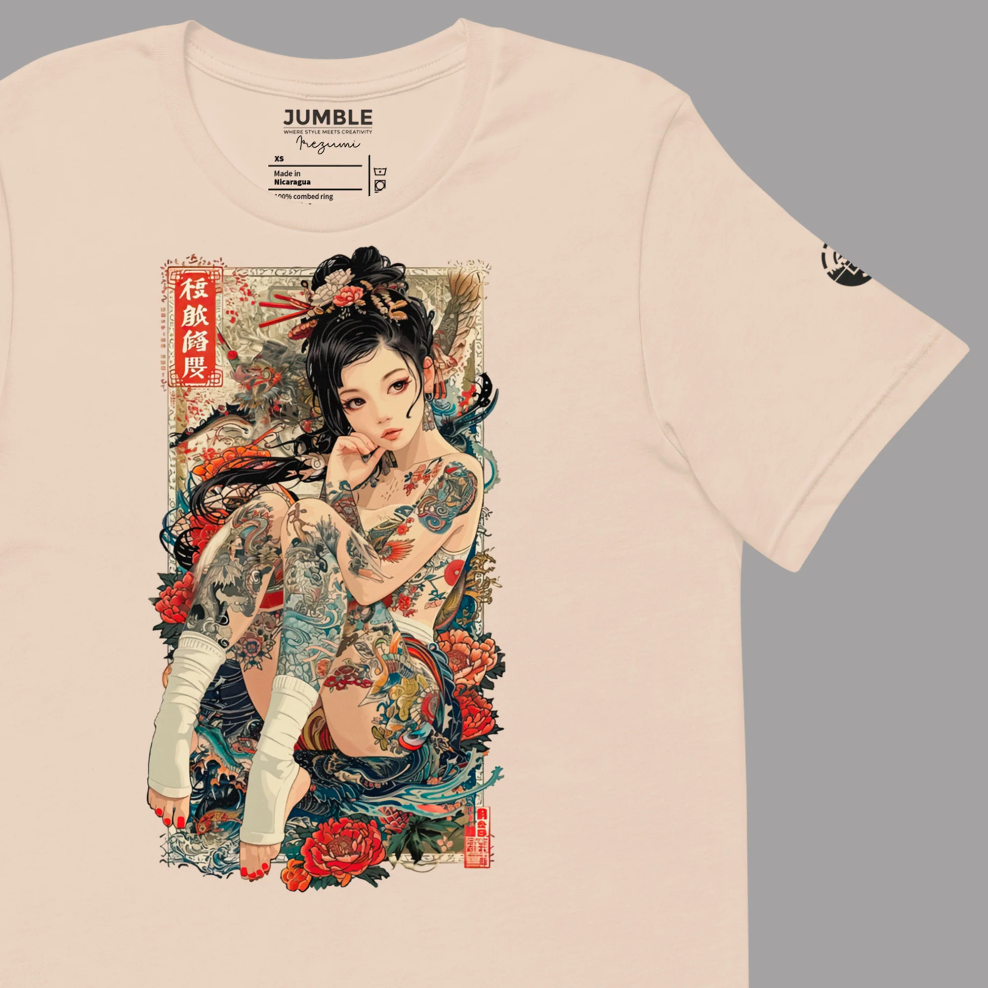 Irezumi Modern Regular Fit  T-Shirt | Bella+Canvas - Image 32