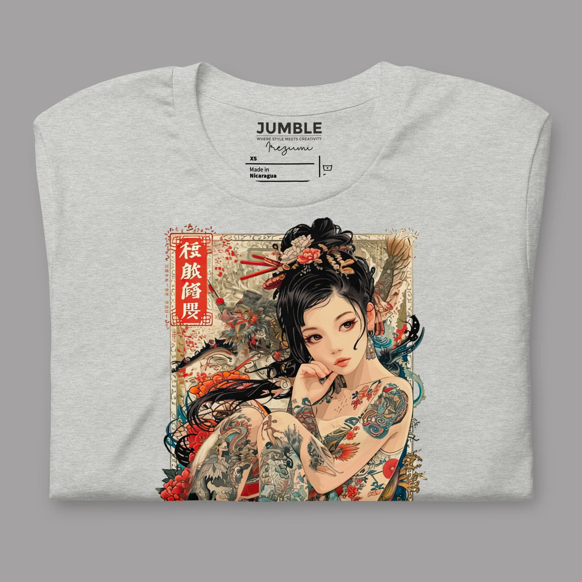 Irezumi Modern Regular Fit  T-Shirt | Bella+Canvas - Image 4