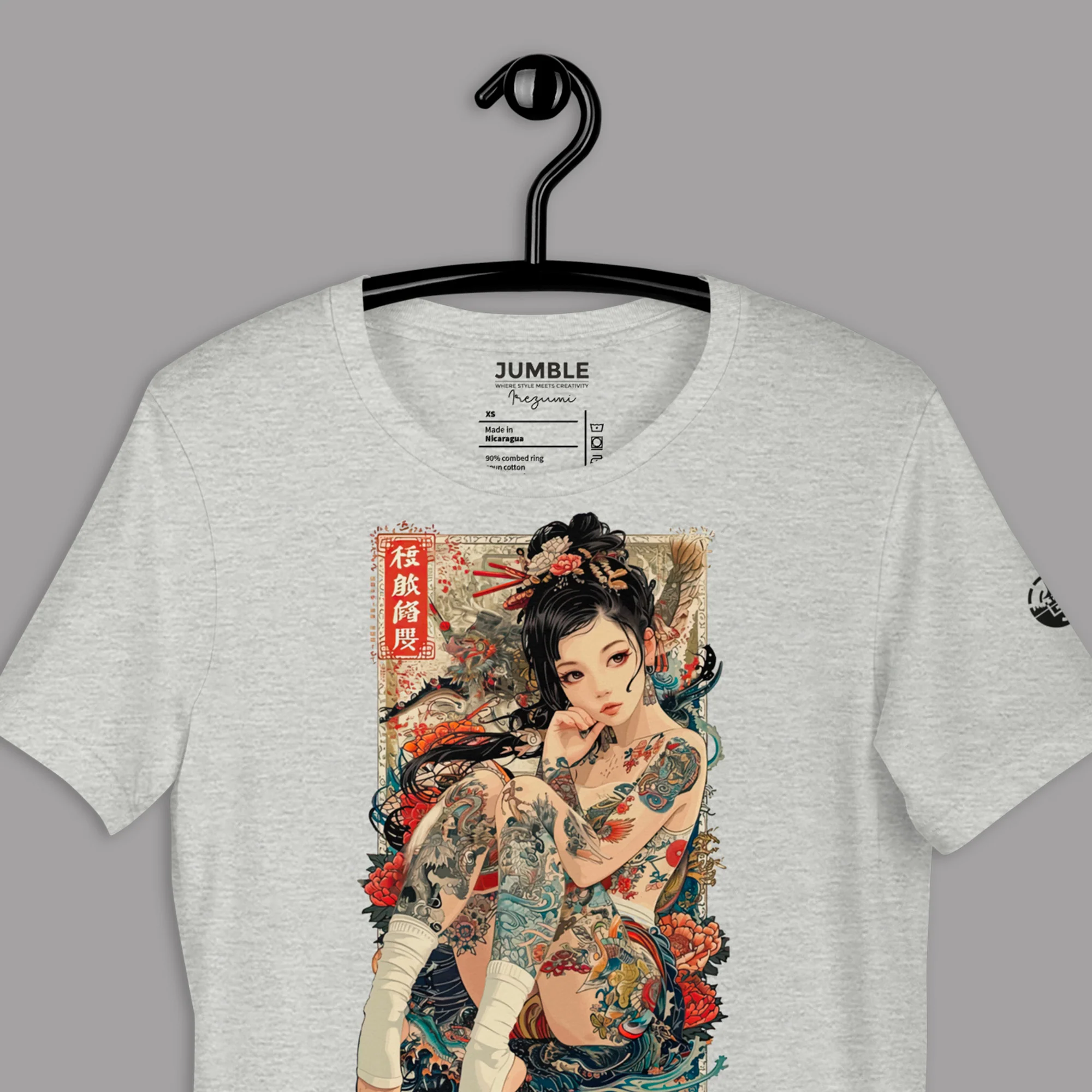 Irezumi Modern Regular Fit  T-Shirt | Bella+Canvas - Image 6
