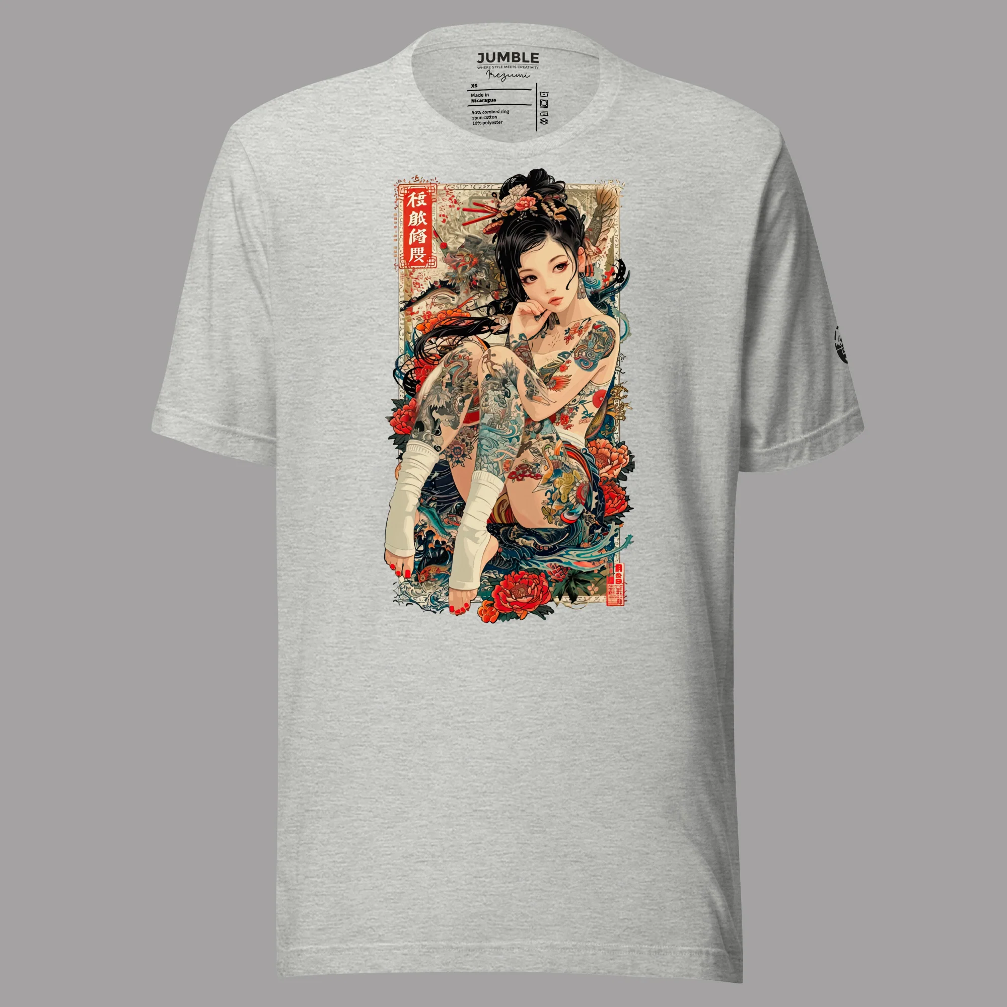 Irezumi Modern Regular Fit  T-Shirt | Bella+Canvas - Image 9