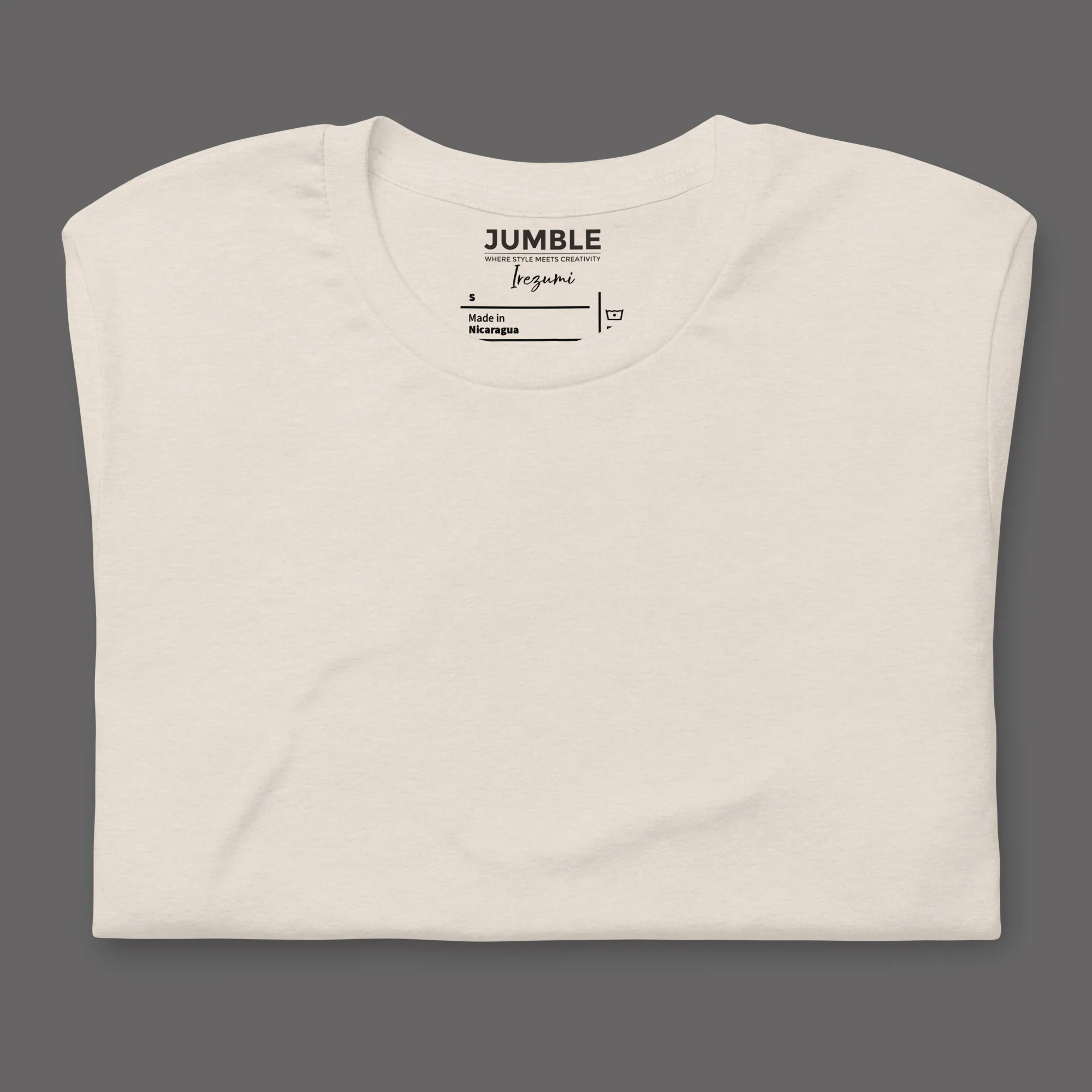 Irezumi Modern Regular Fit  T-Shirt (back print) | Bella+Canvas - Image 7