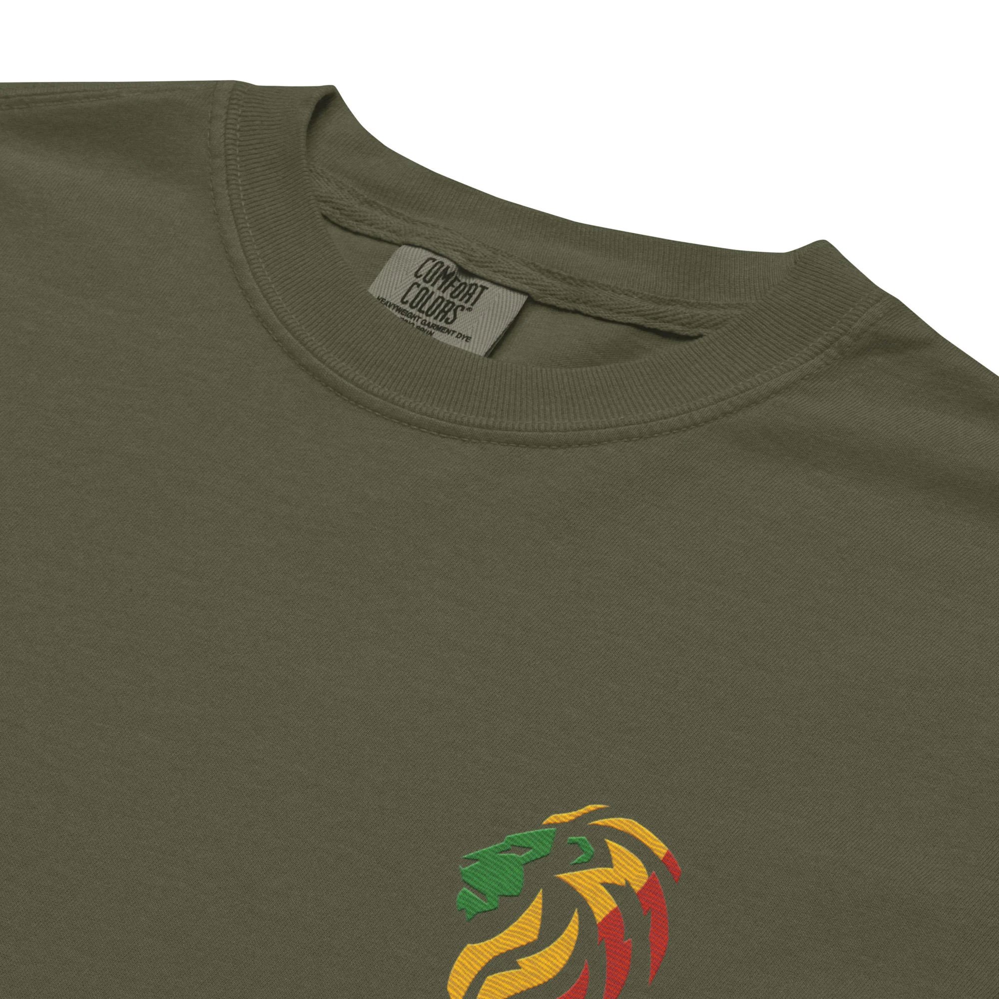 Jah’s Pride Heavyweight Embroidered T-Shirt  | Comfort Colors - Image 11